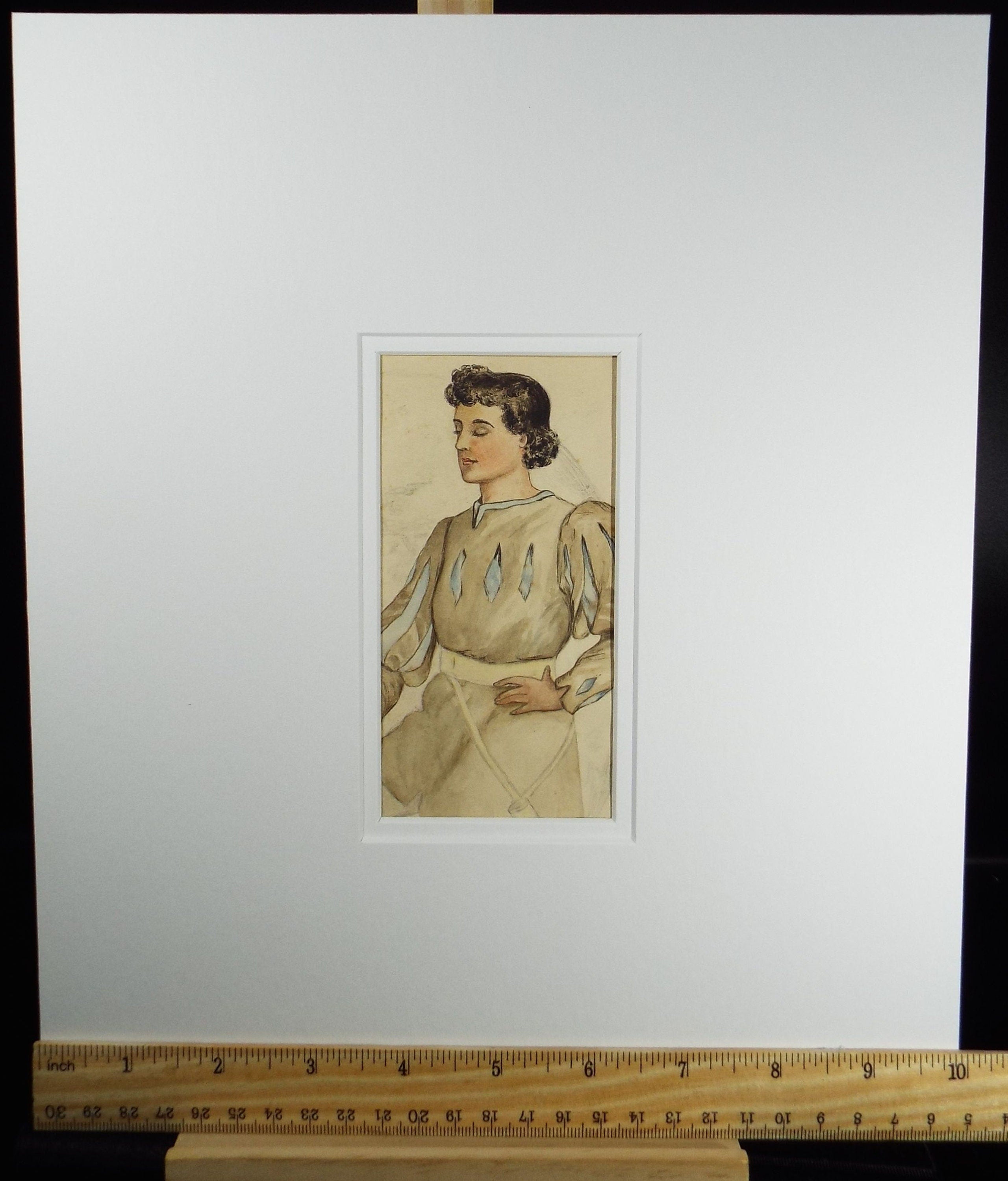 Original Watercolour, 'Prince Charming', circa 1920, Artist unknown