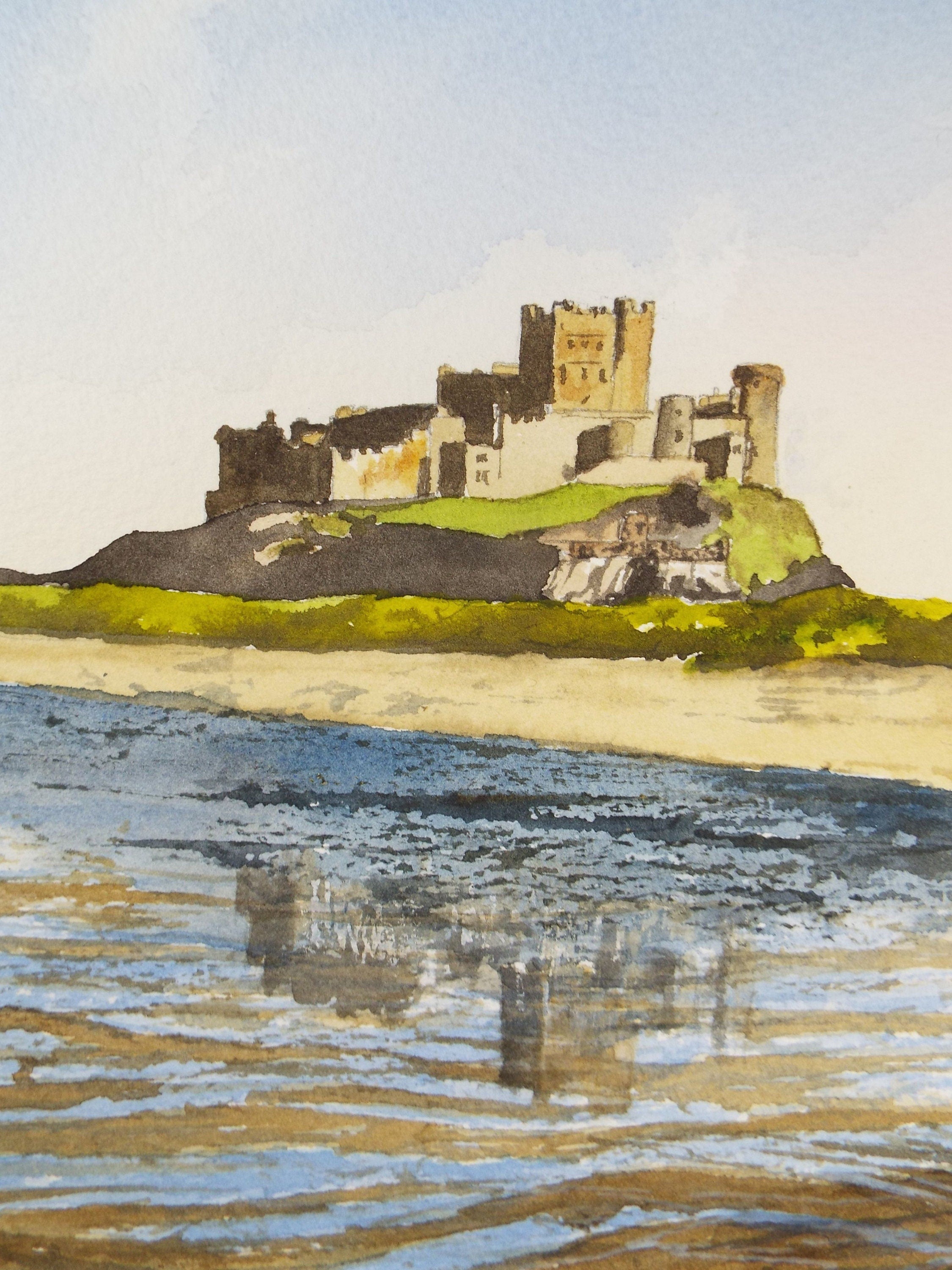 Original Watercolour, 'St Edmunds Church, Southwold', c1990's, Peter Hall