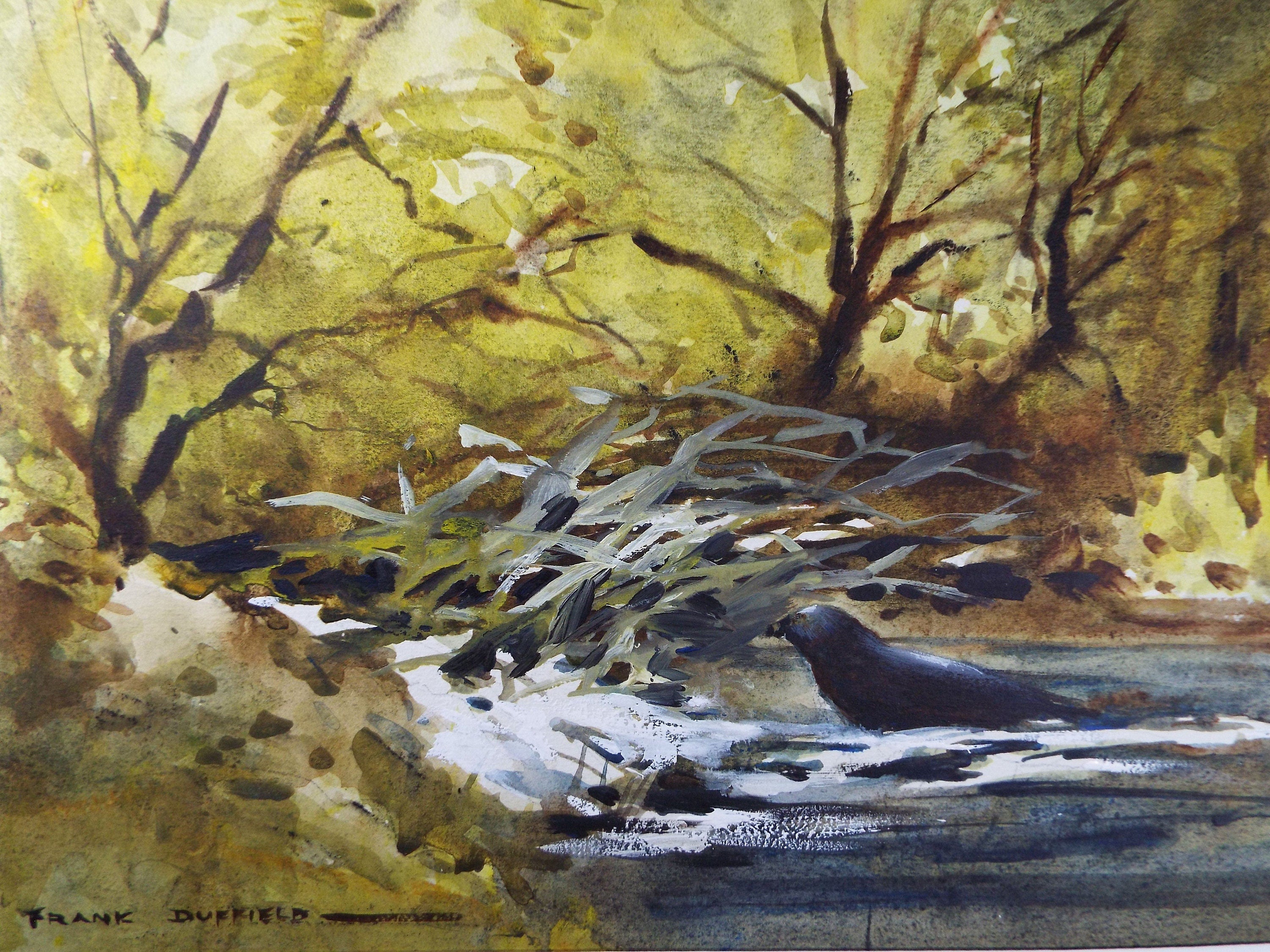 Original Watercolour, 'River through the Woods', 1960's, Frank Duffield (1901-1982)