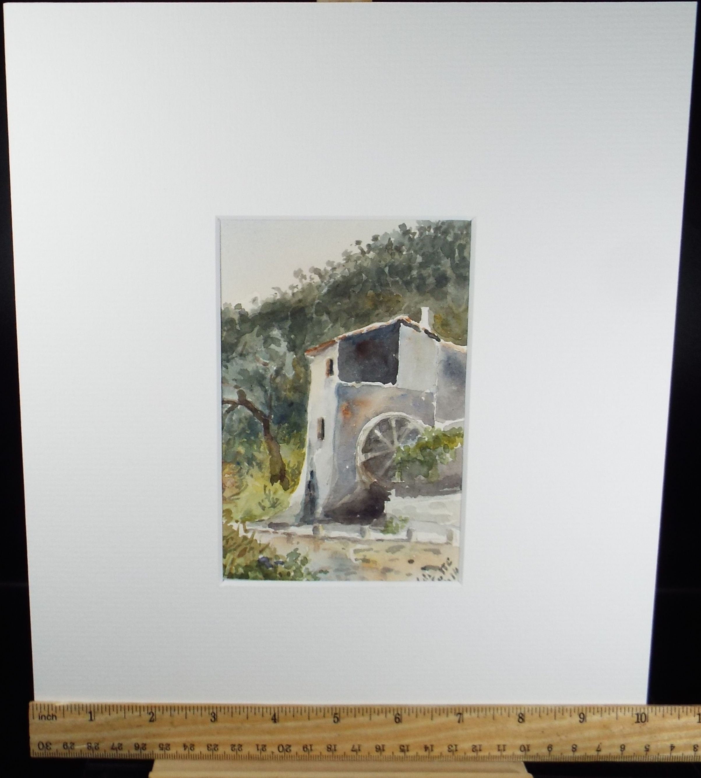 Original Watercolour, 'Water Mill', Robert Hay Drummond, Early 20th Century