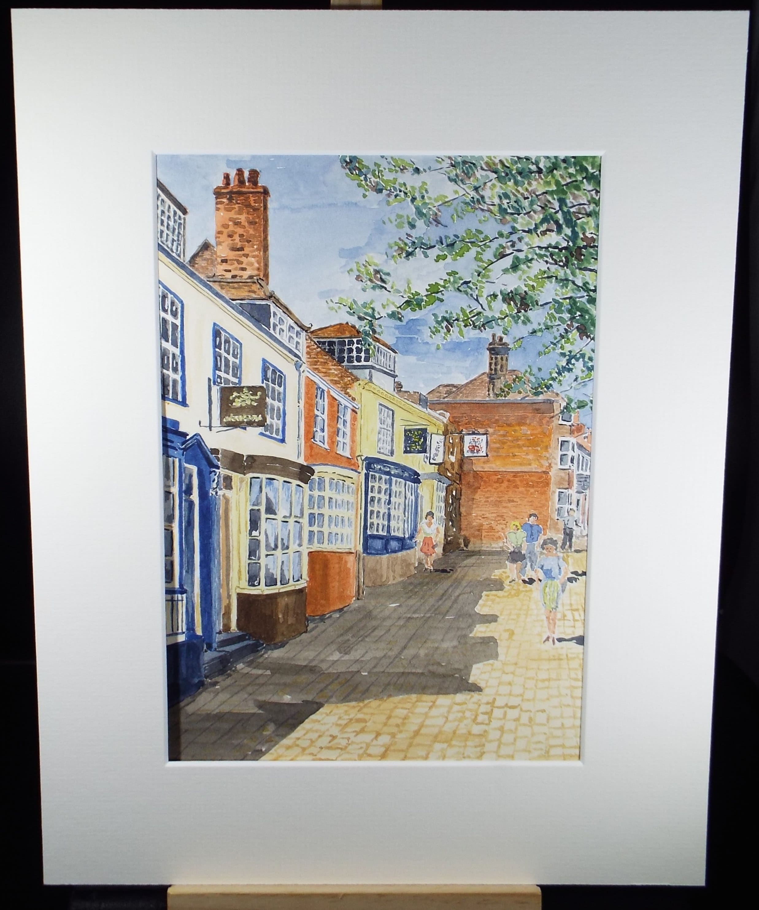 Original Watercolour, 'Lymington', Monogram PL, Circa 1990's