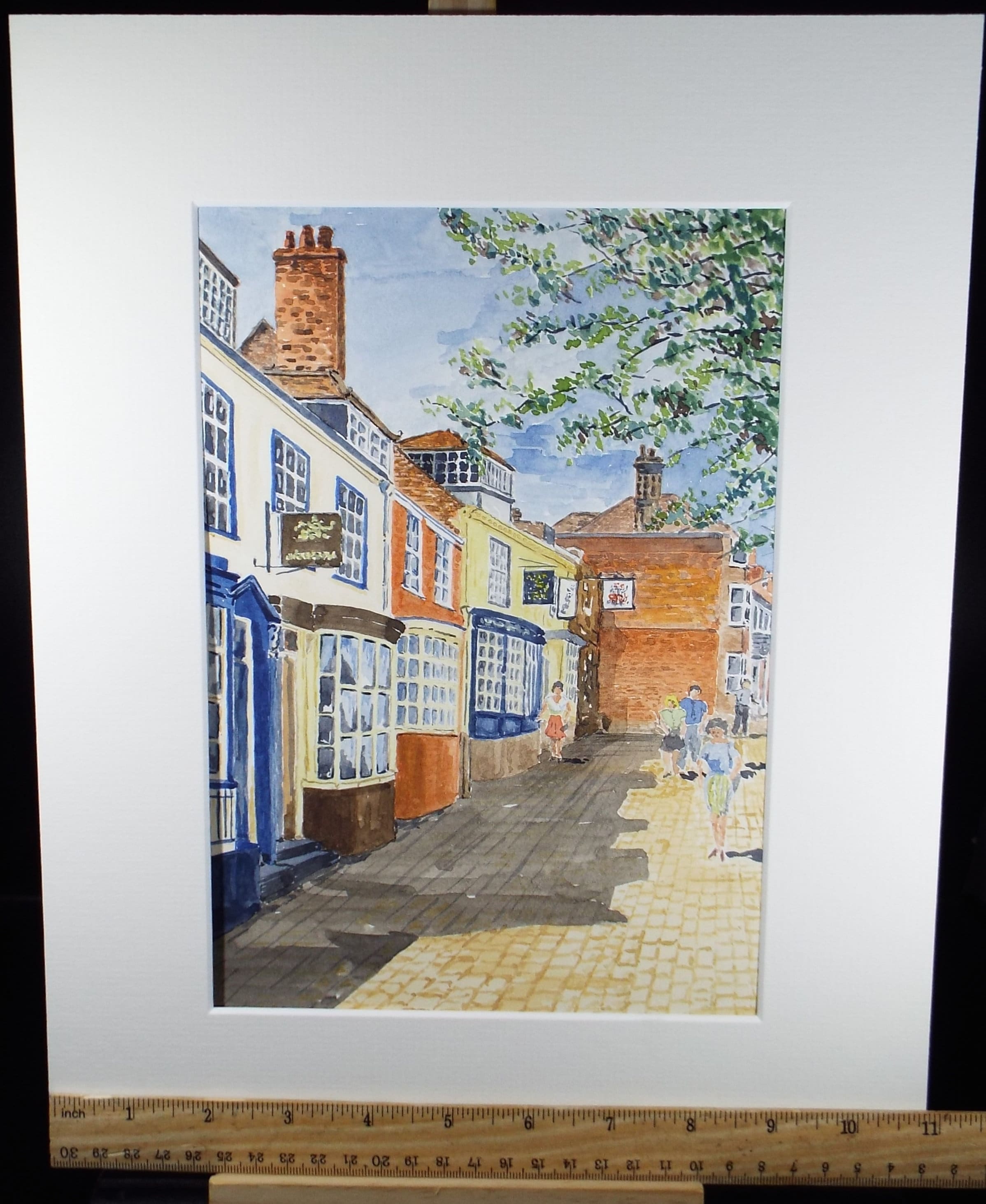 Original Watercolour, 'Lymington', Monogram PL, Circa 1990's