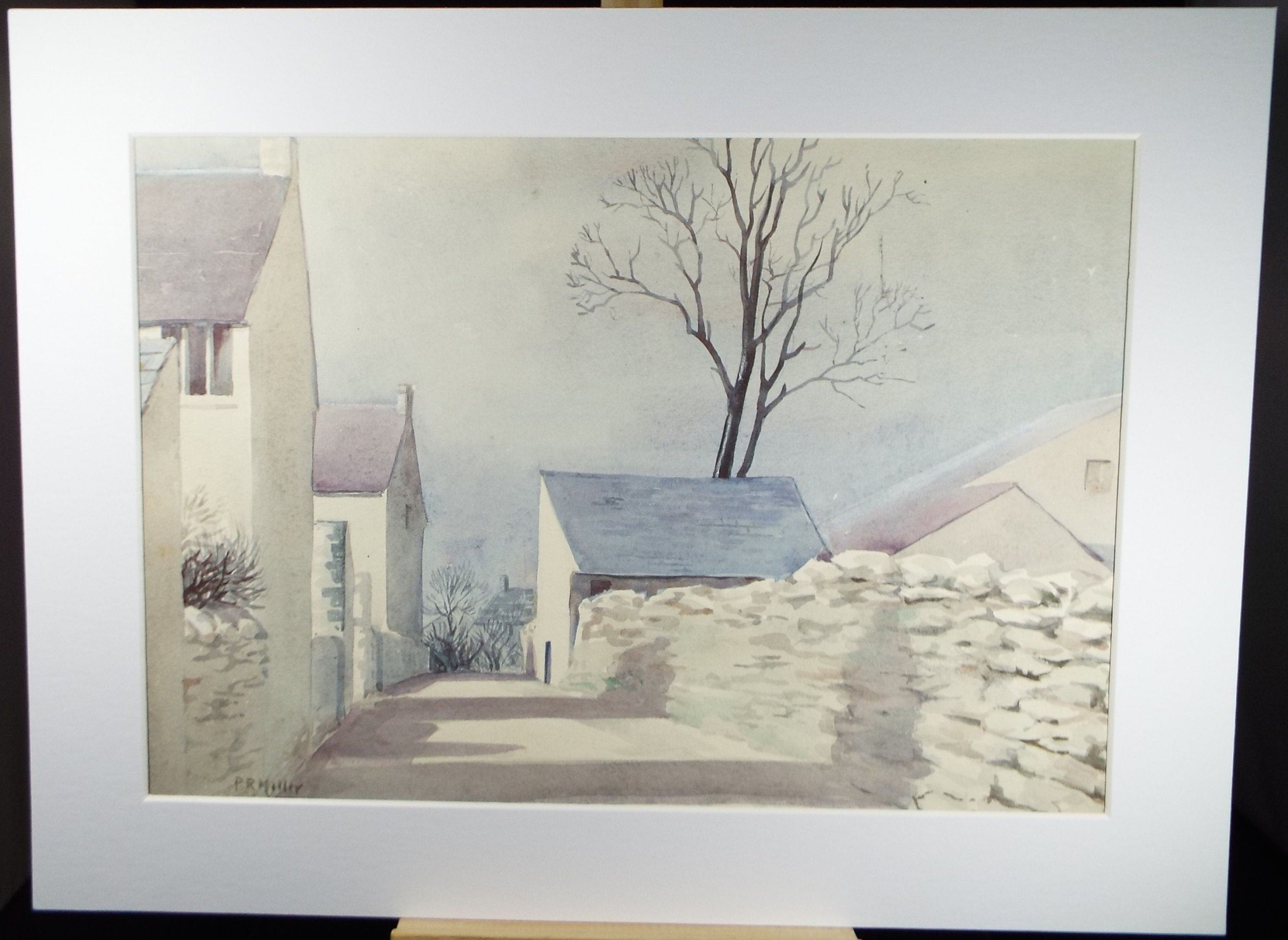 Original Watercolour, 'Fairfield' c1960's, P.R. Miller