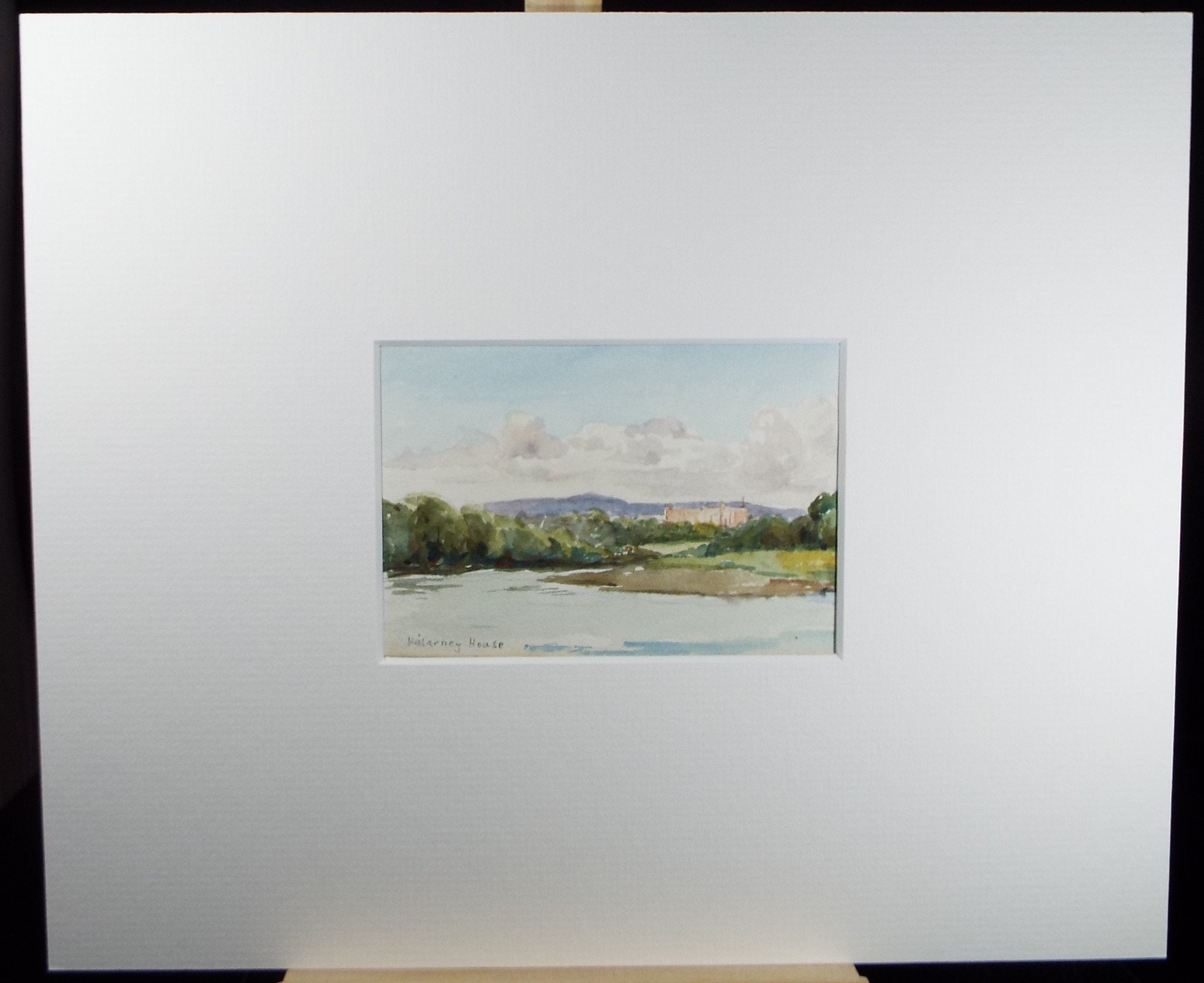 Original Watercolour on Paper, 'Kilarney House', Circa 1930's , Artist Unknown