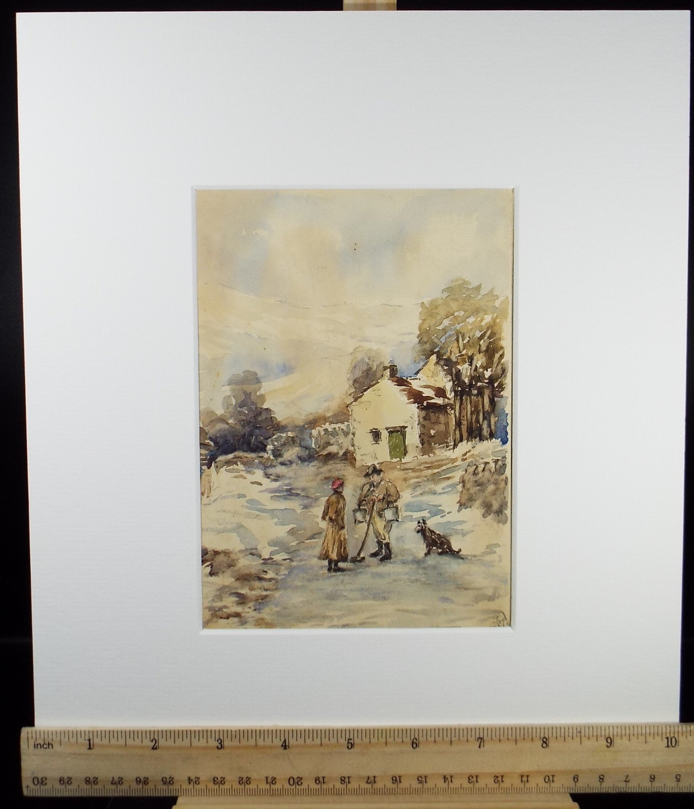 Original Watercolour on Paper, 'Cray,nr. Buckden, Yorks',Late 19th Century