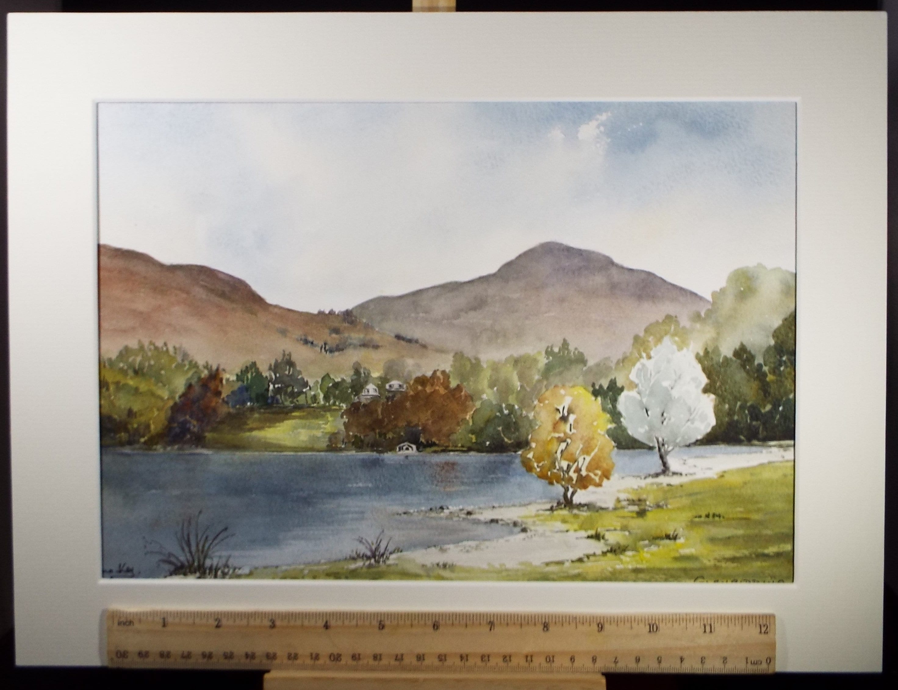 Original Watercolour, 'Glenridding',Elma Key, circa 1990's