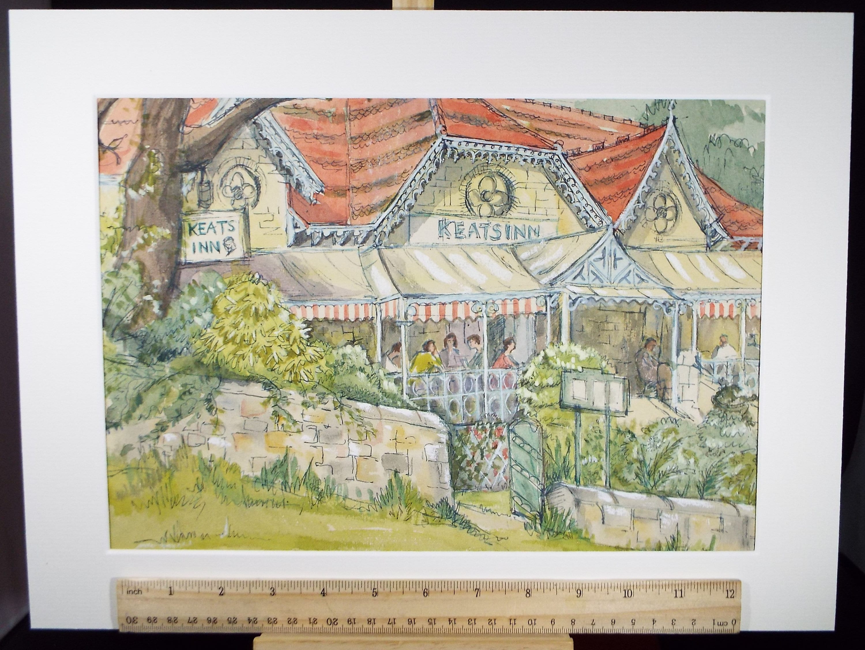 Original Watercolour, 'Shanklin, Isle of Wight, Circa 1980's, Dated 1985, Joyce Letchford