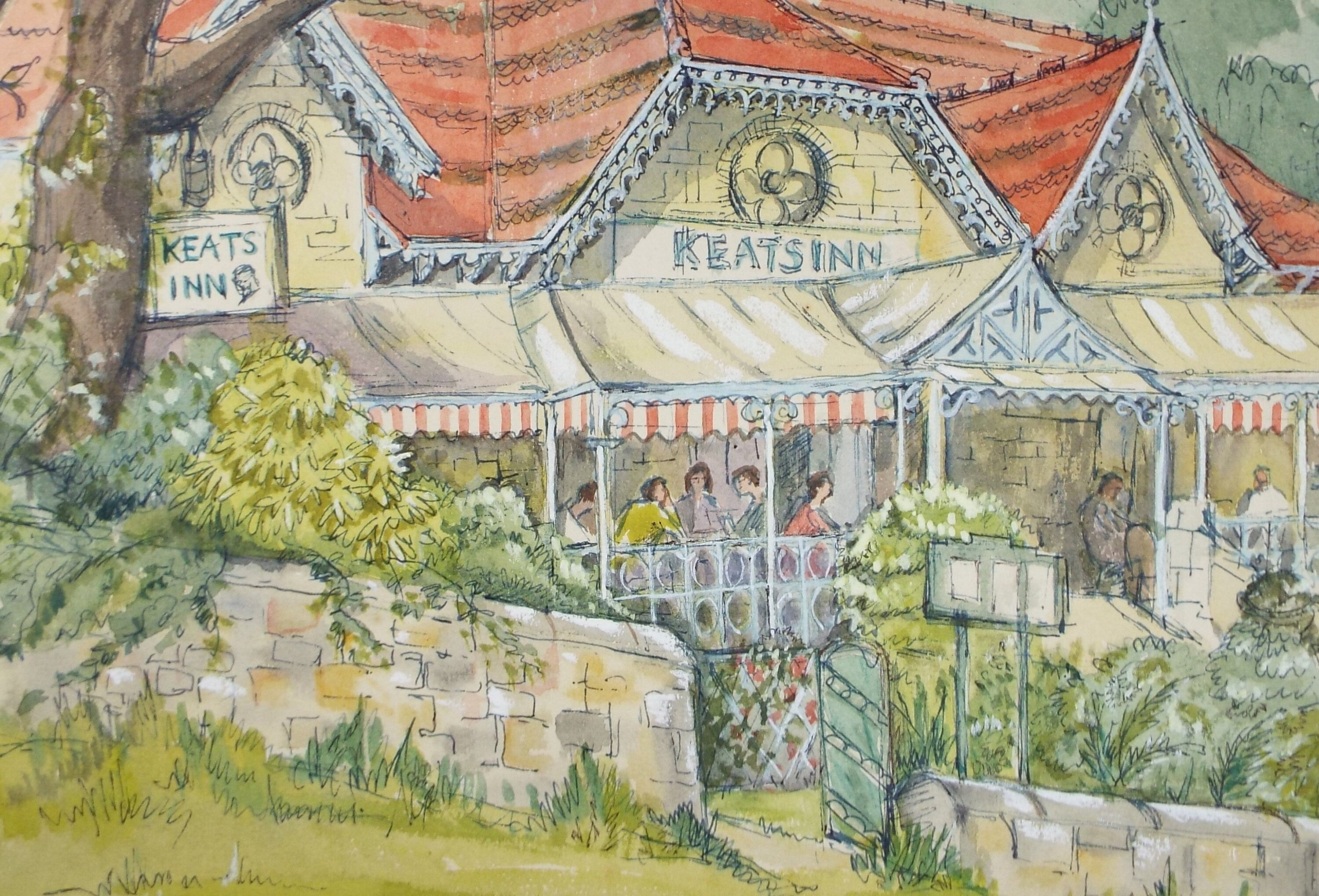 Original Watercolour, 'Shanklin, Isle of Wight, Circa 1980's, Dated 1985, Joyce Letchford