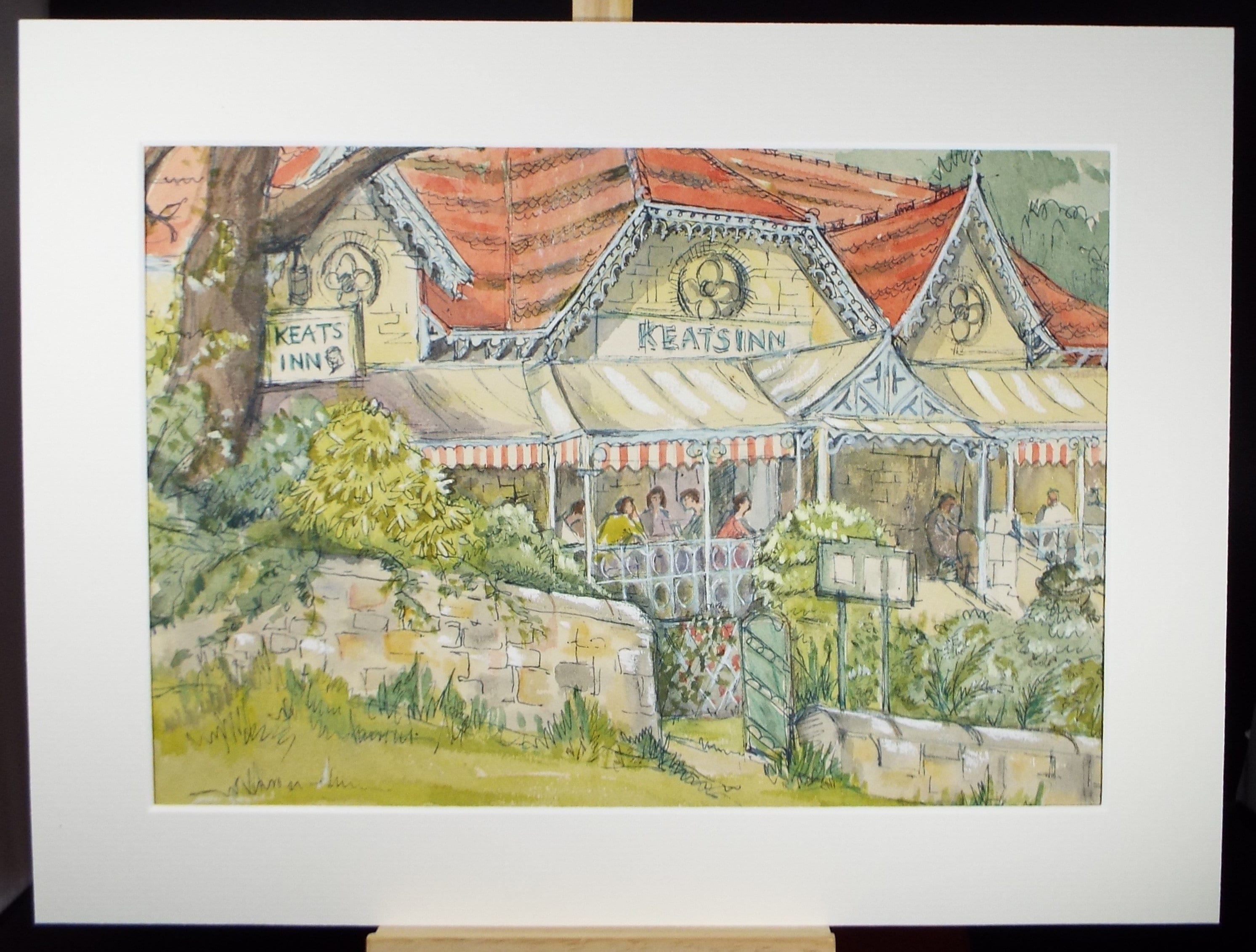 Original Watercolour, 'Shanklin, Isle of Wight, Circa 1980's, Dated 1985, Joyce Letchford