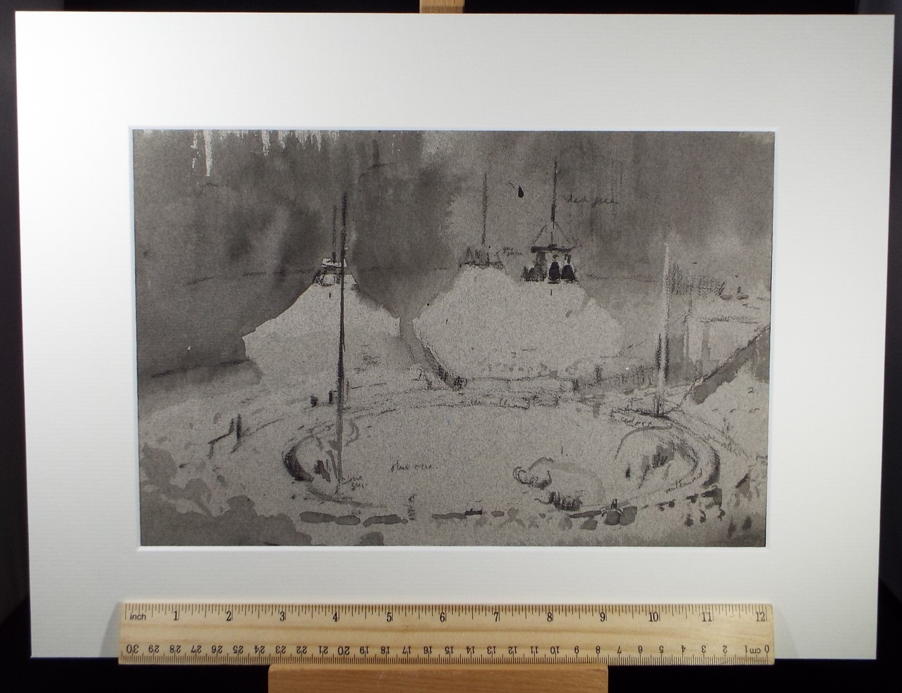 Original Watercolour,'Circus Ring', circa 1990, Mariota Bosanquet (1923-2022)