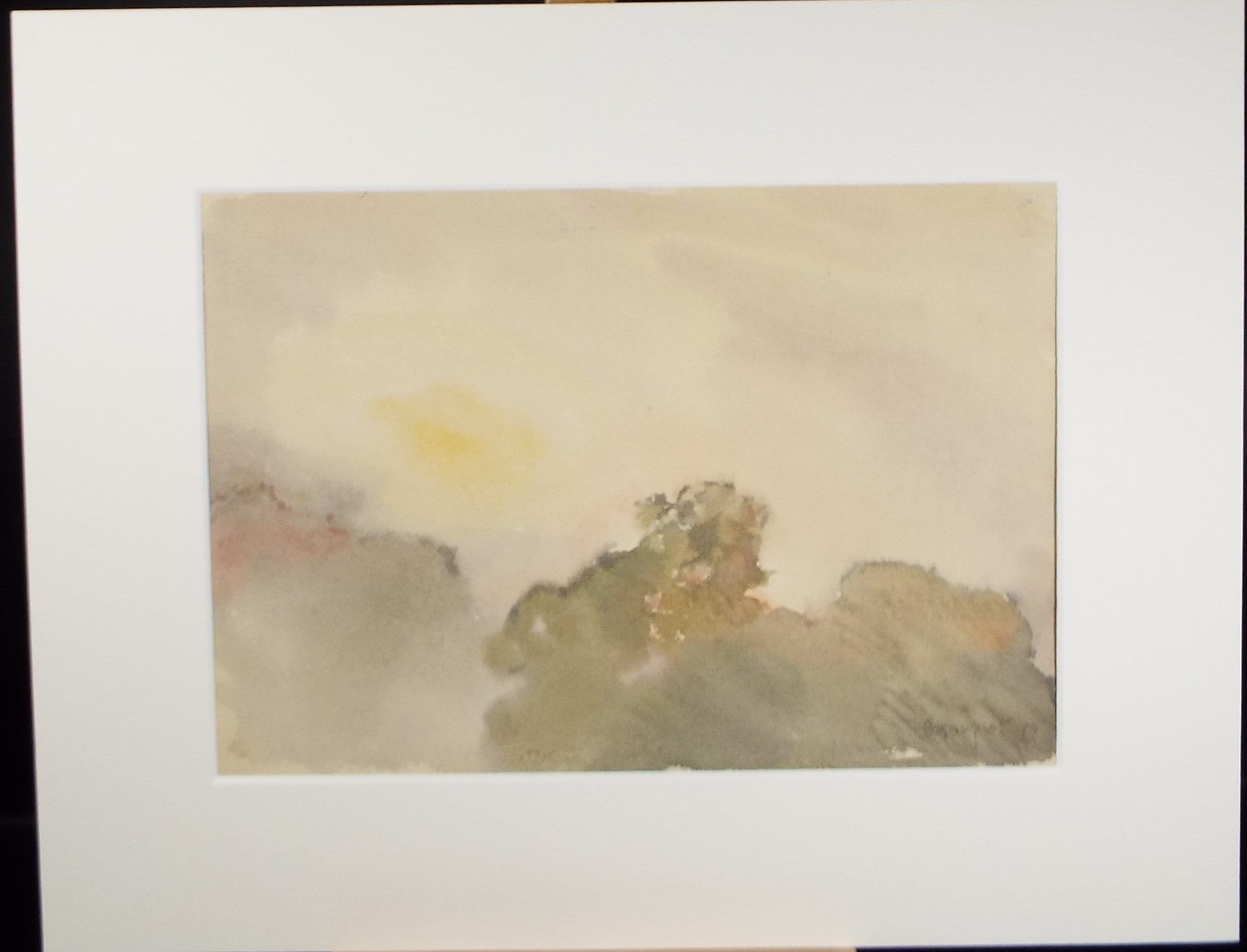 Original Watercolour,'Sky Study', circa 1990, Mariota Bosanquet (1923-2022)