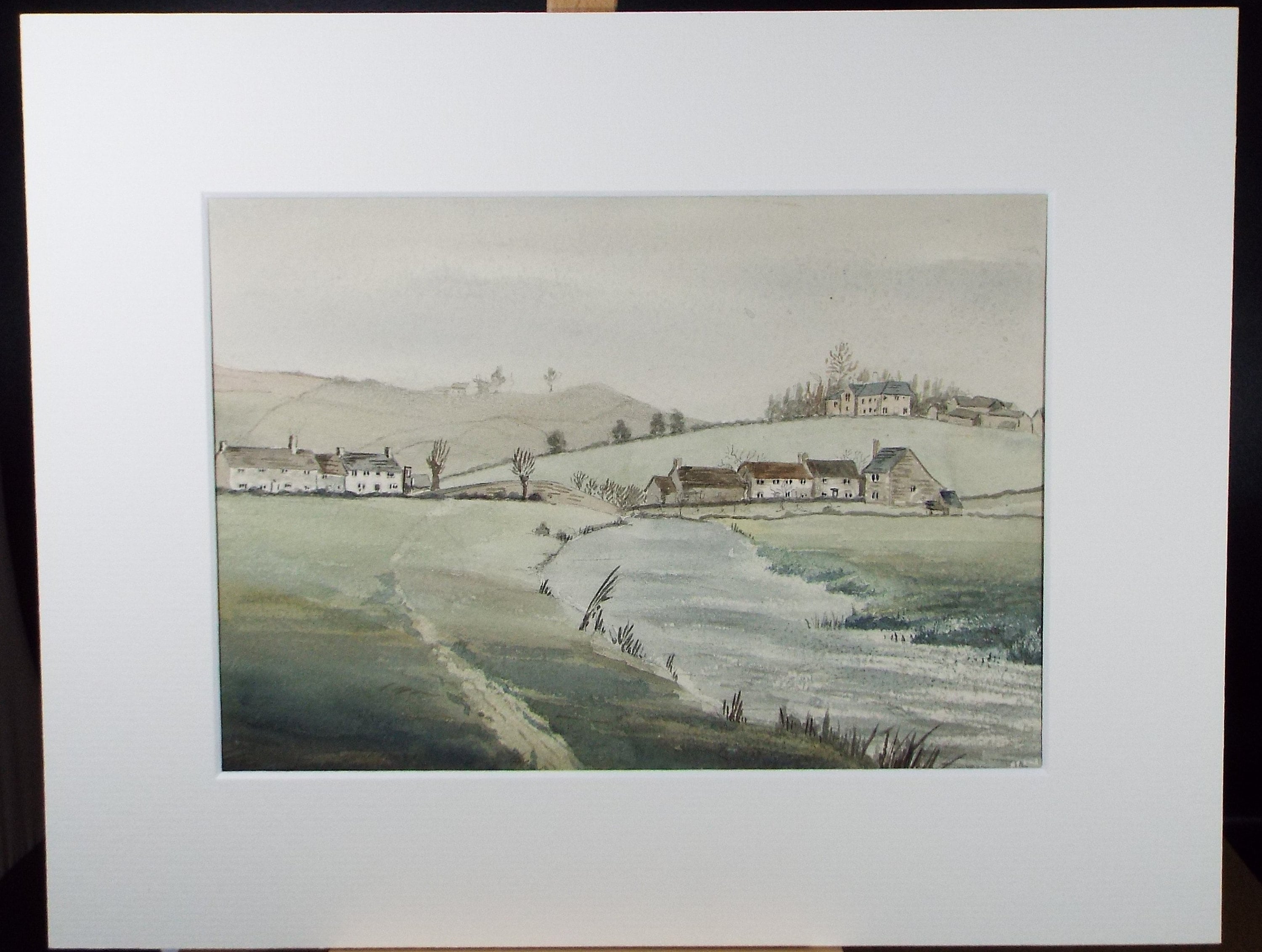 Original Watercolour, 'Seaton', c1880, A Elliott