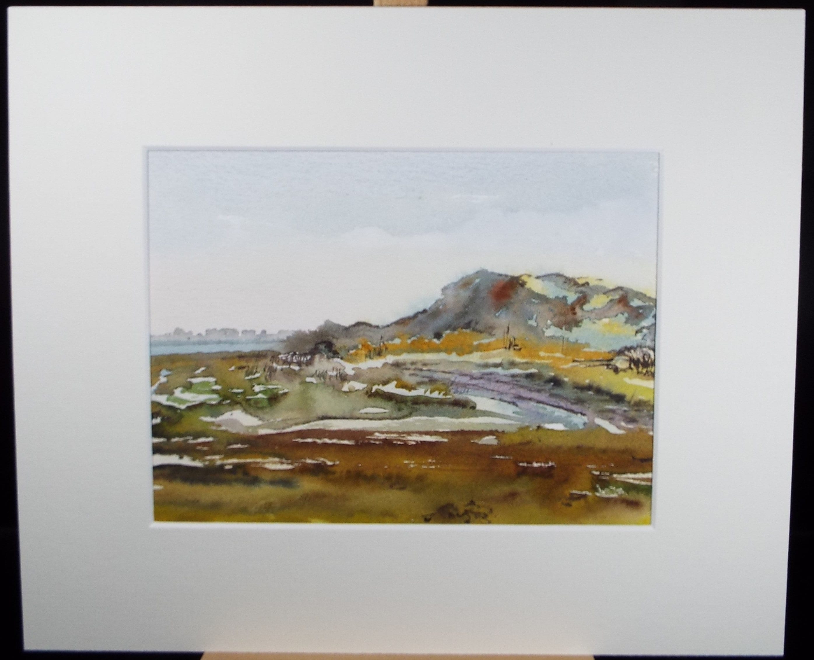 Original Watercolour, 'Cumberland Landscape', circa 1980's, Unknown Artist