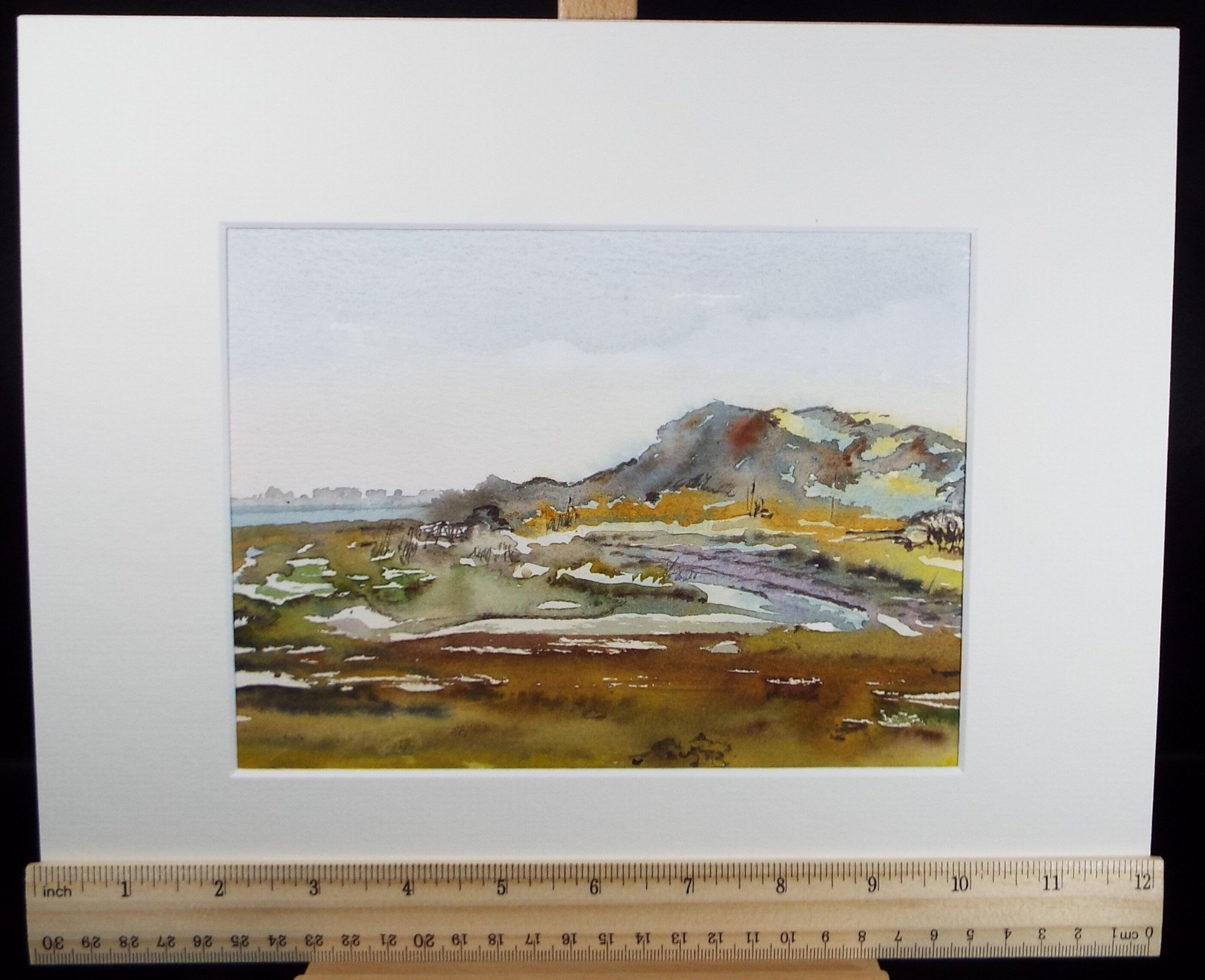 Original Watercolour, 'Cumberland Landscape', circa 1980's, Unknown Artist