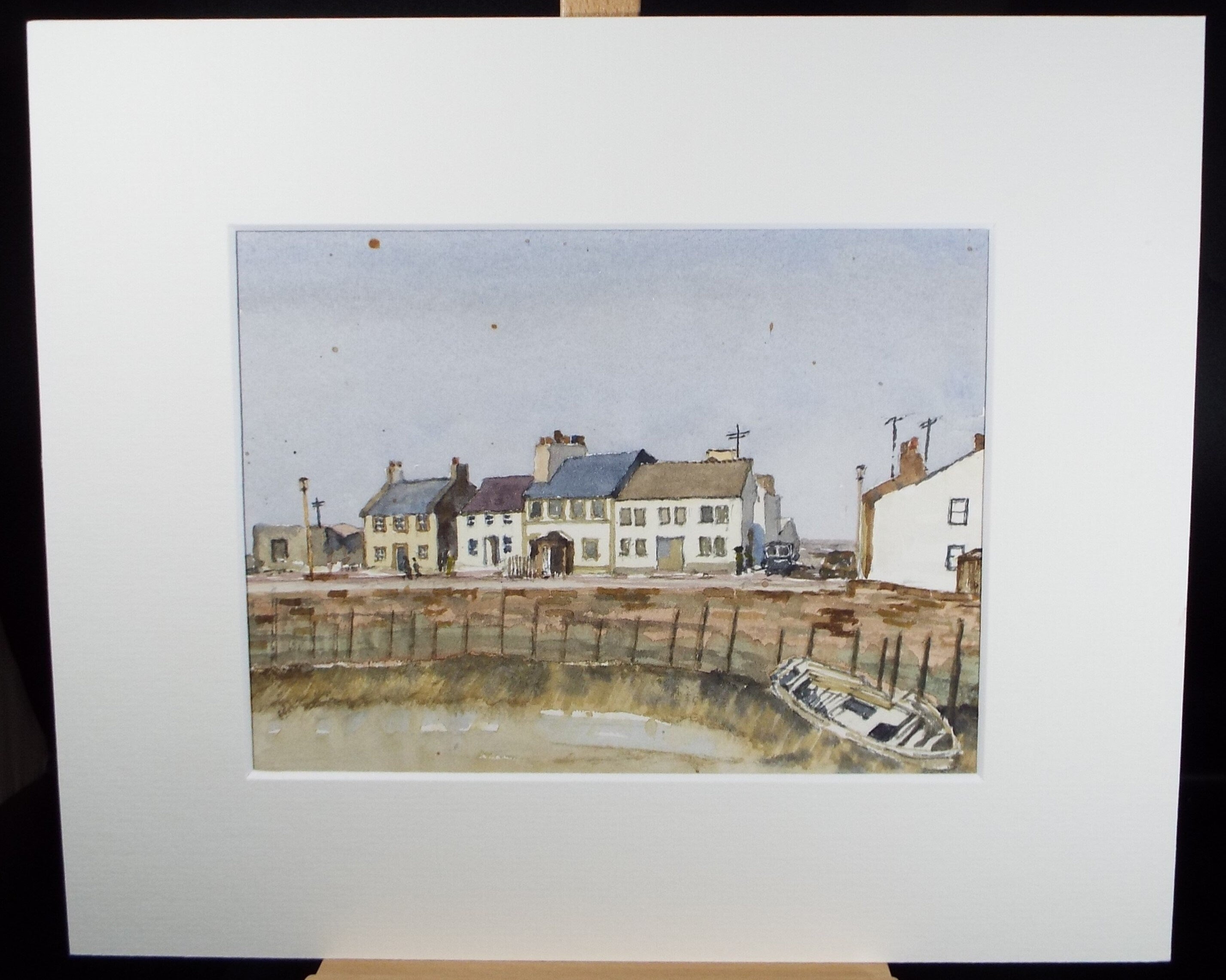 Original Watercolour, 'Cumberland Cottages', circa 1980's, Unknown Artist