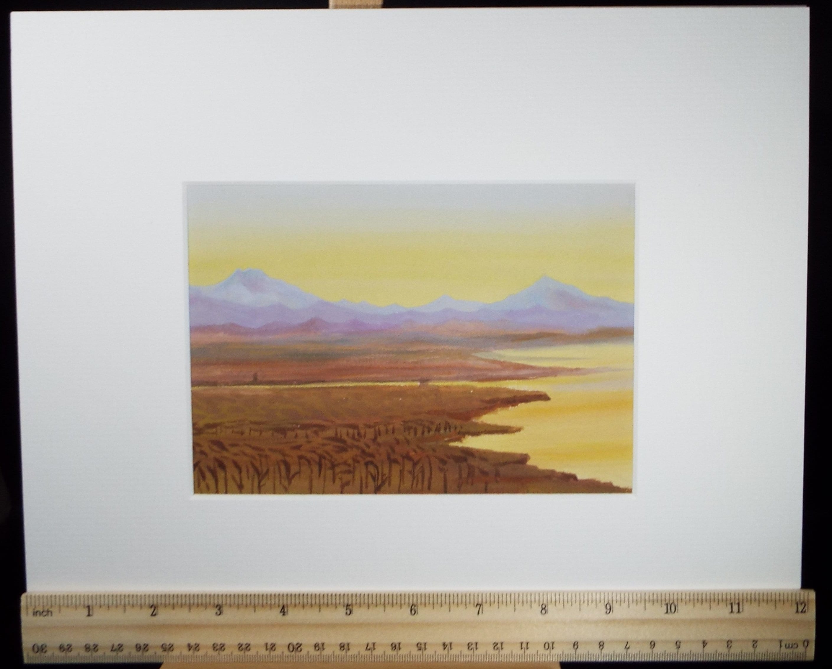 Original Watercolour, 'Delta Landscape', Circa 1890, Artist Unknown