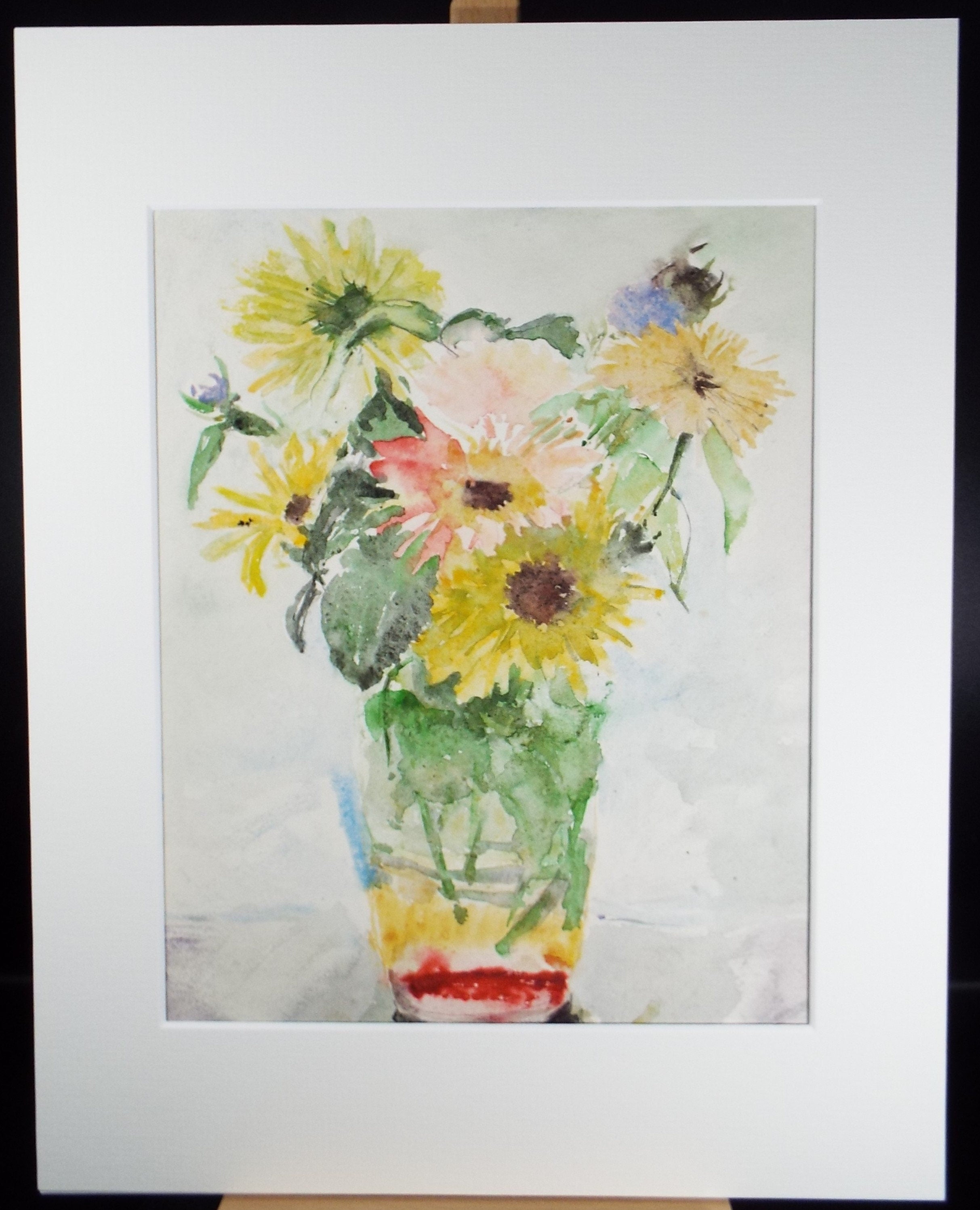 Original Watercolour on Paper, 'Still Life of Flowers', Leslie Duxbury ARCA (1921-2001), Circa 1950's
