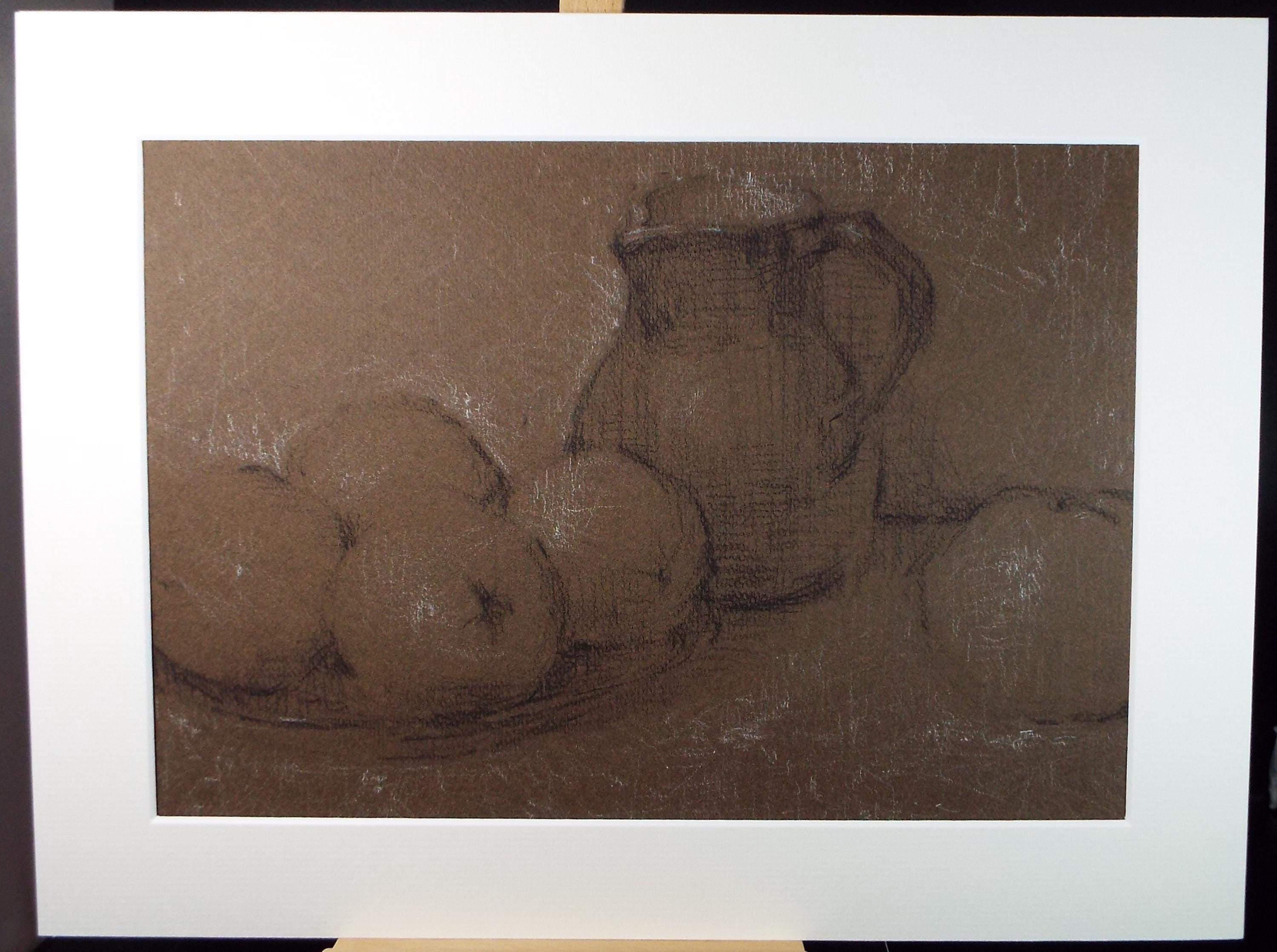 Original Pastel, 'Still Life', circa 1990's, Mariota Bosanquet 1923 -2022