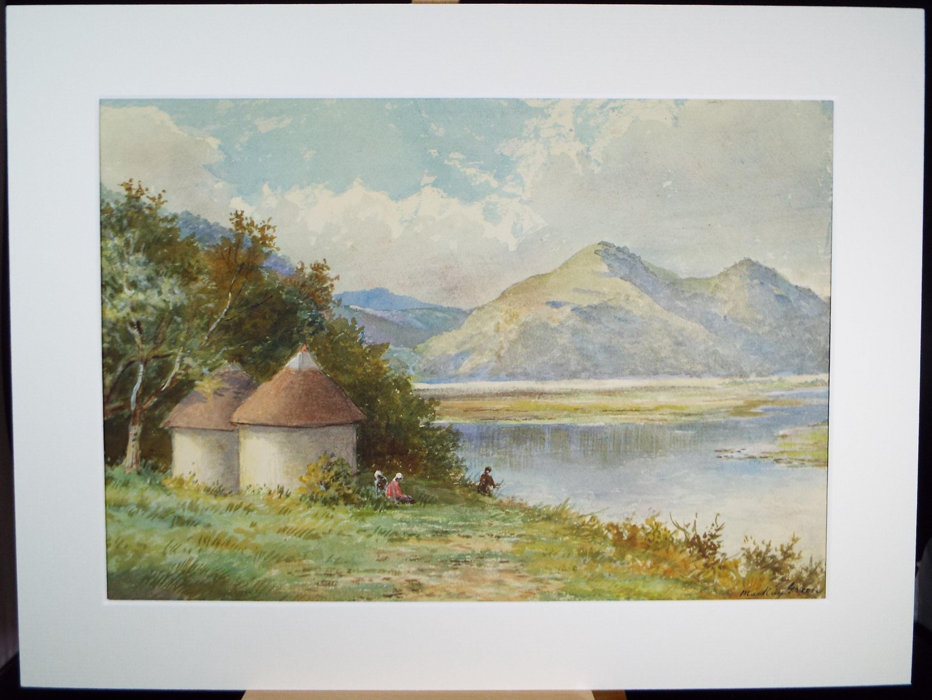 Original Watercolour 'Dumbletons - the Wildeiness (sic)', c1920s, Mackay Green