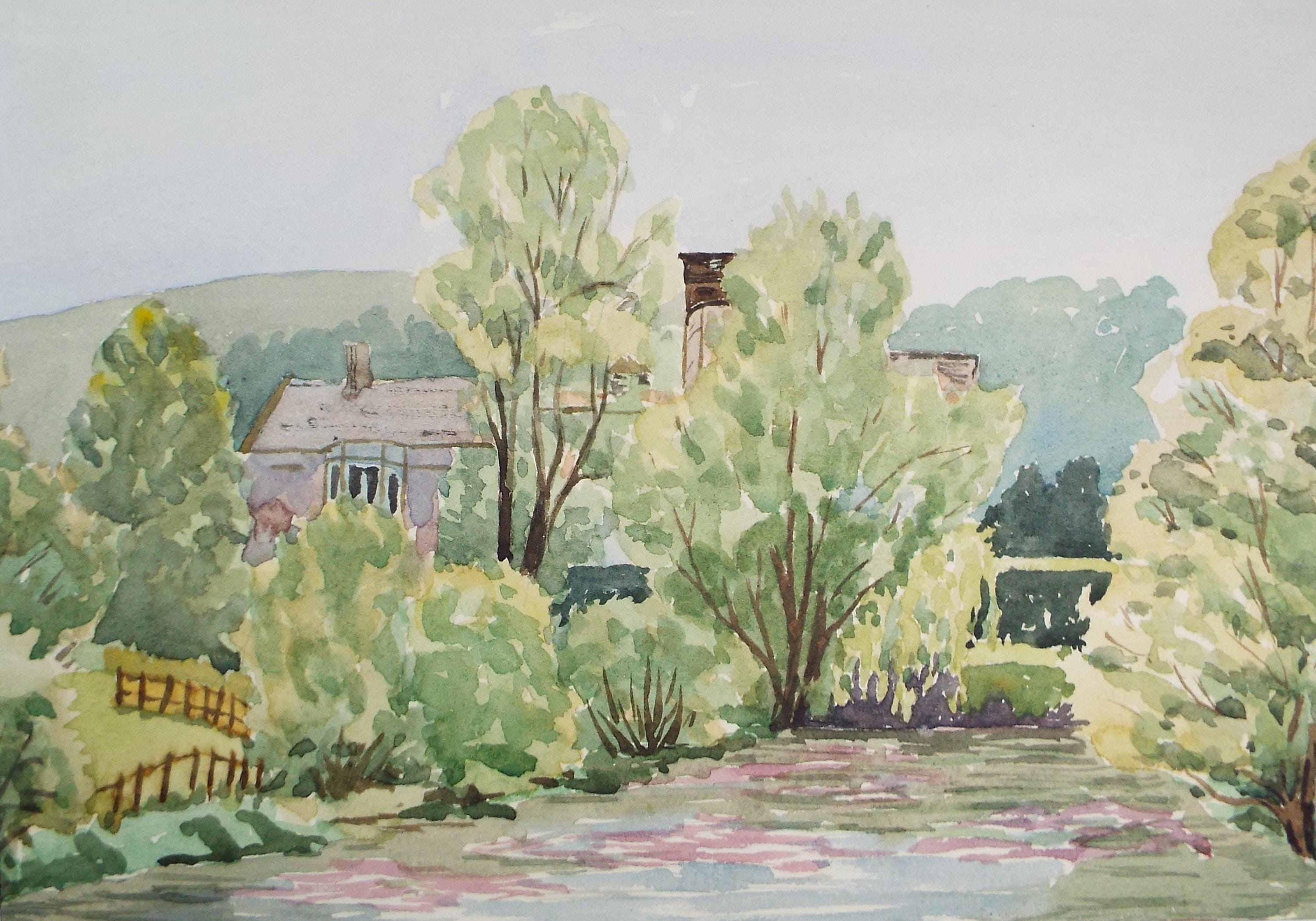 Original Watercolour, 'River Landscape', dated 1973, H Foster