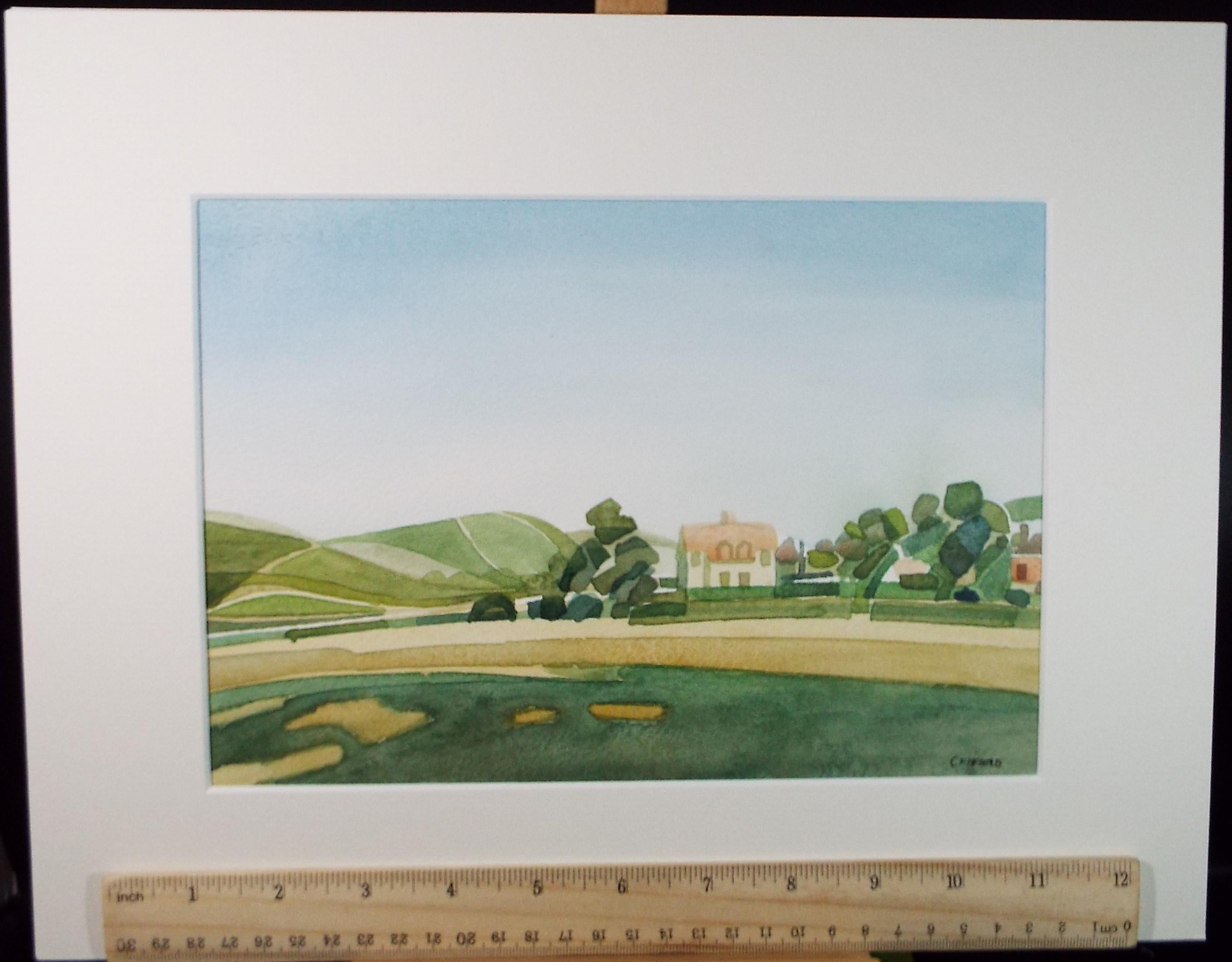 Original Watercolour, 'Kent', Colin Fifield (1940-2022), Circa 1980's