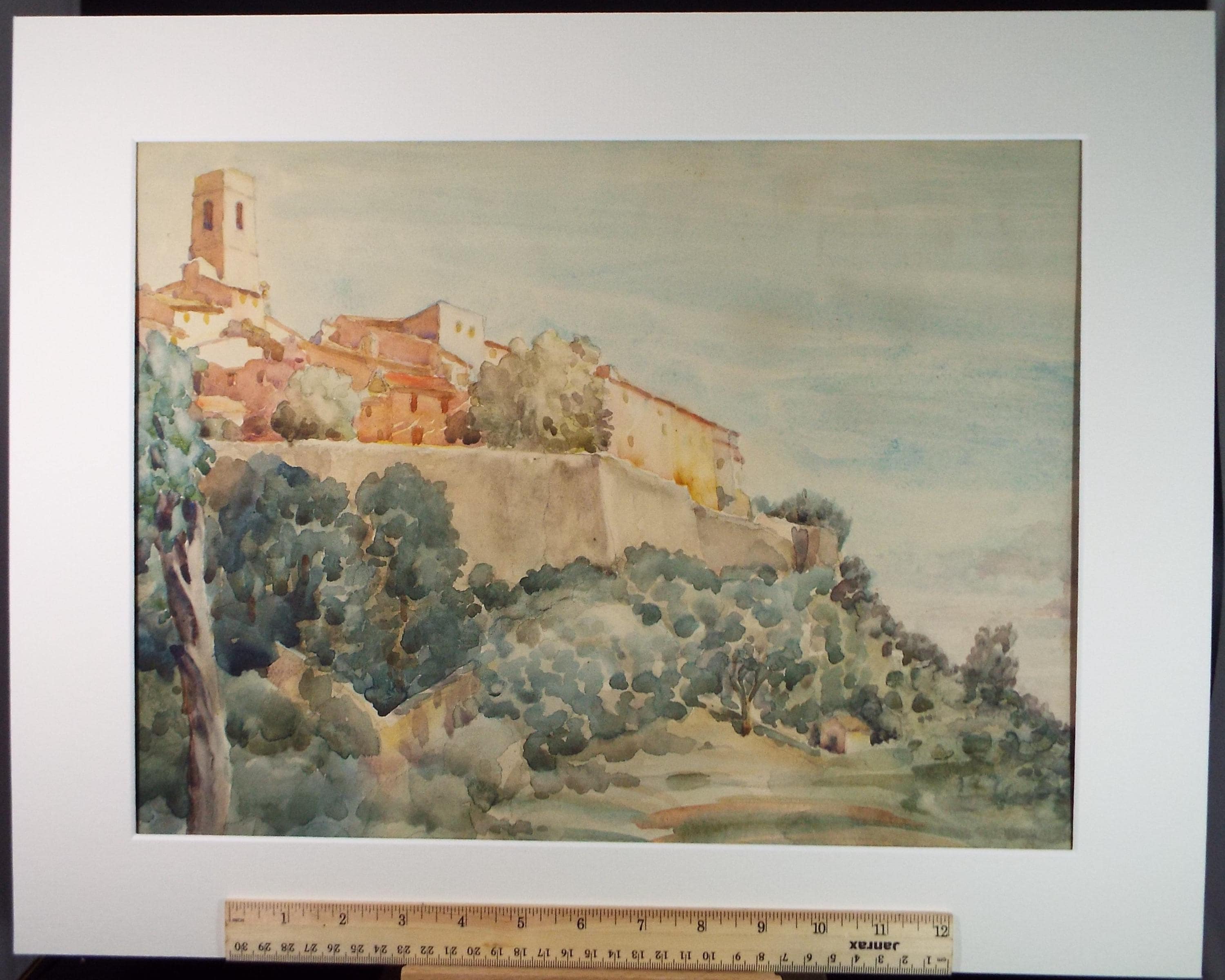 Original Watercolour, 'St. Paul',Unknown Artist, Dated 1937