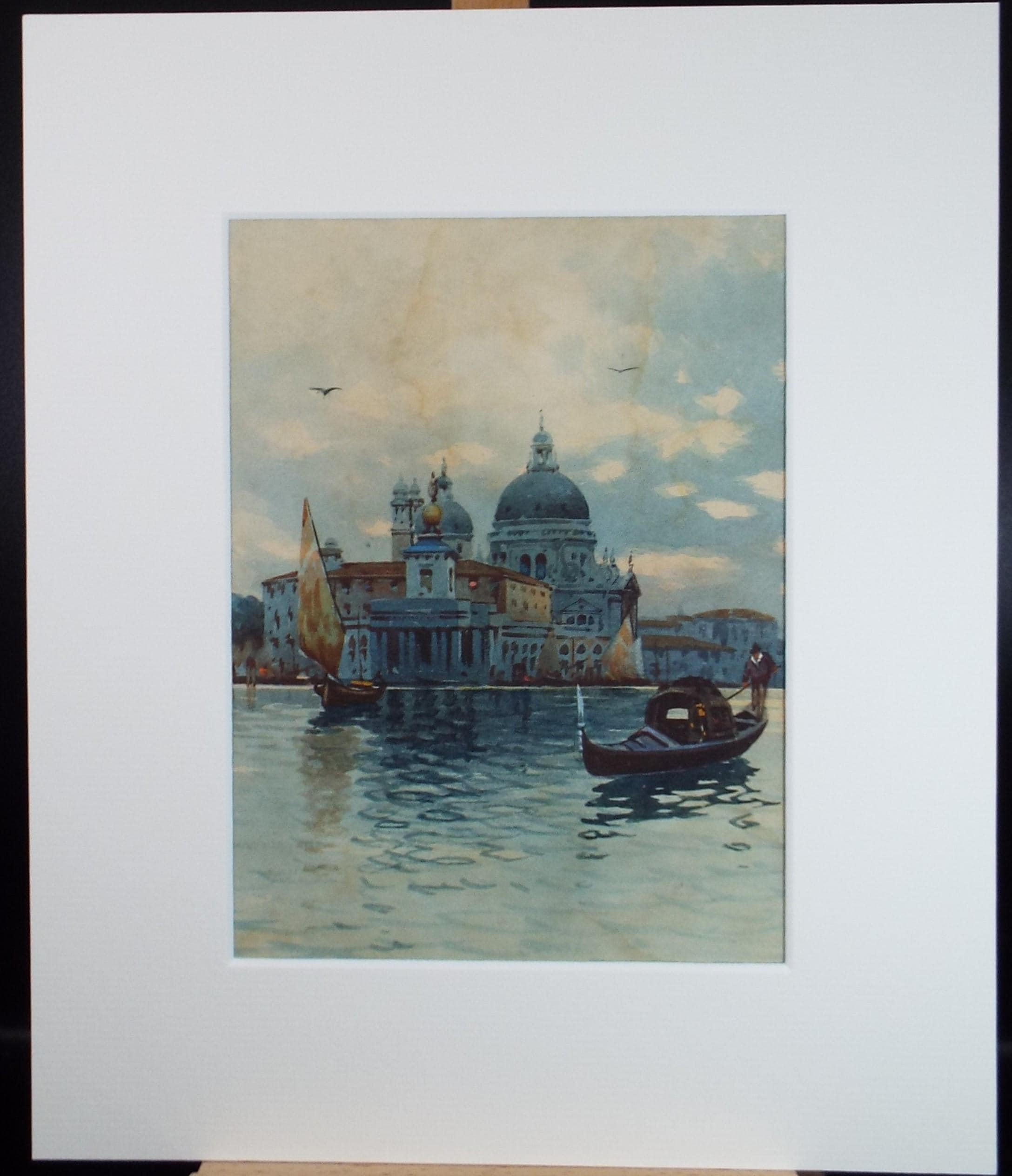 Original Watercolour, Venice From the Lagoon', Circa 1930's, Unknown artist