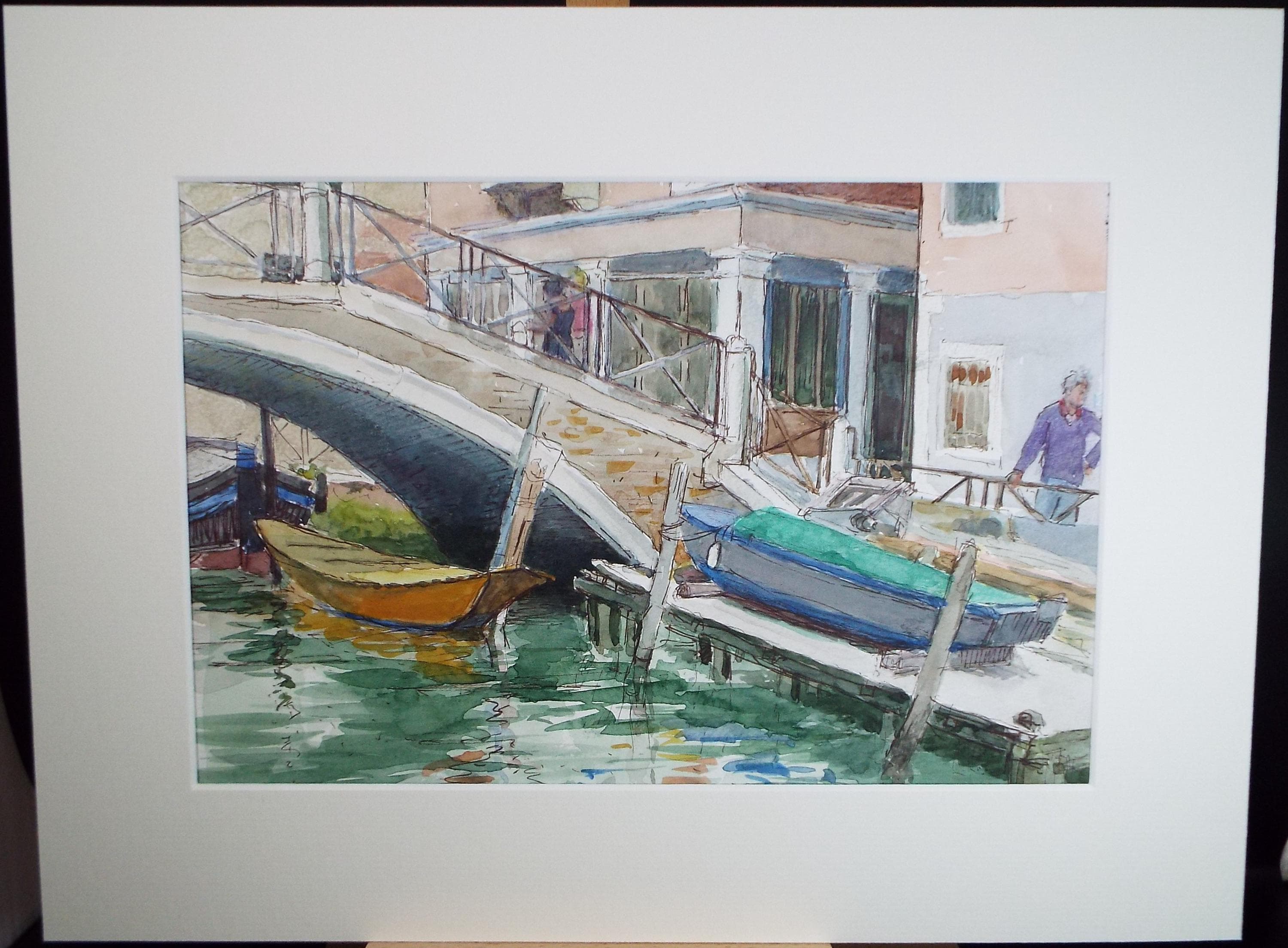 Original Watercolour, ' Venice', Circa 1990's, Pauline Plummer (b1933)
