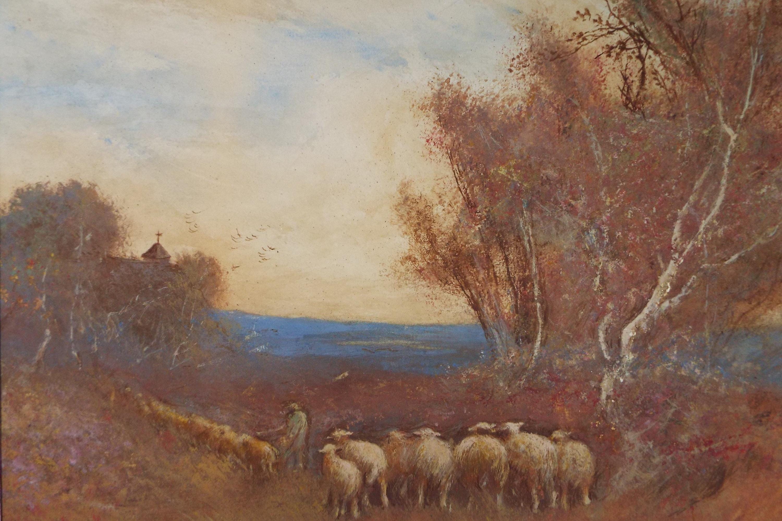 Original Watercolour, 'Danbury Common, Essex', Circa 1900, Fred Hines