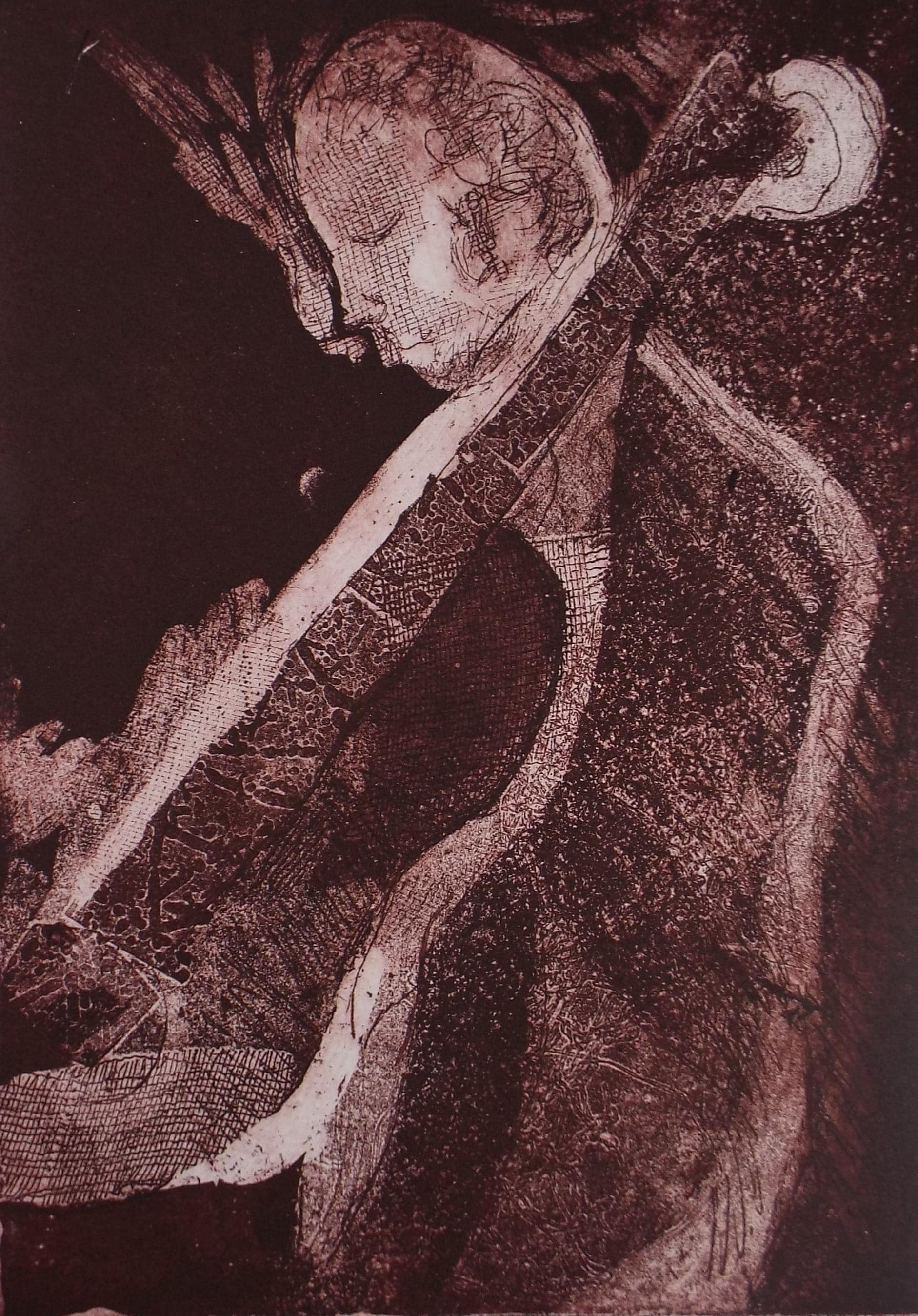 Limited Edition Etching 'Music Series', Elizabeth Duncan Meyer (b1942), signed and numbered
