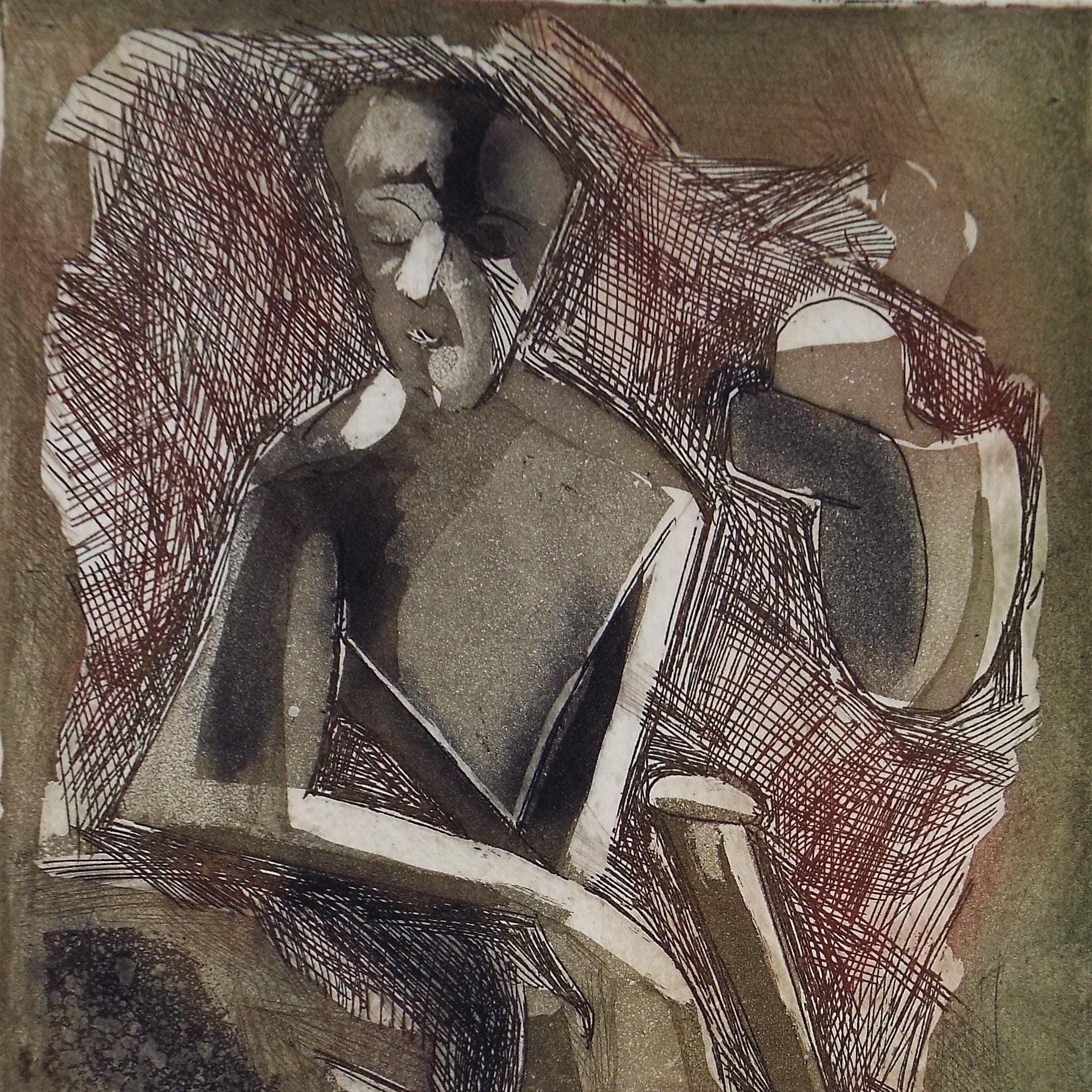 Limited Edition Etching 'PROMS 2000', Elizabeth Duncan Meyer (b1942), signed and numbered
