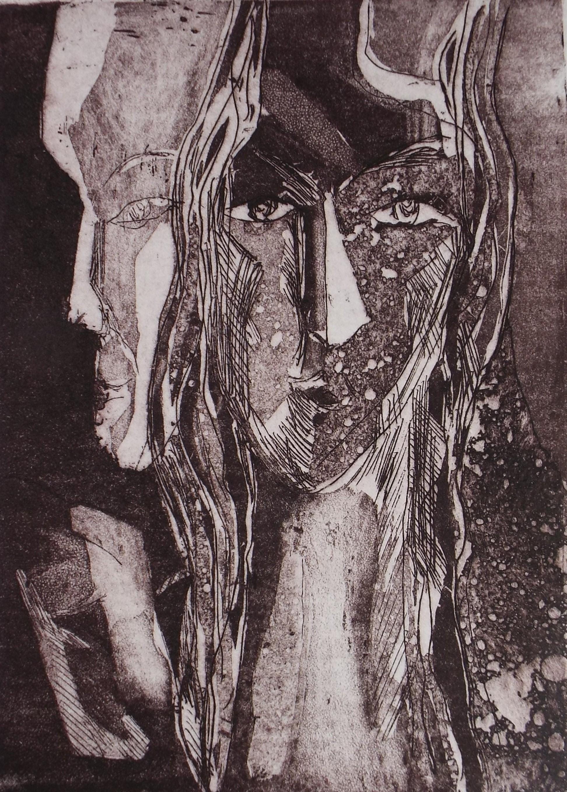 Limited Edition Etching 'The Passion', Elizabeth Duncan Meyer (b1942), signed and numbered