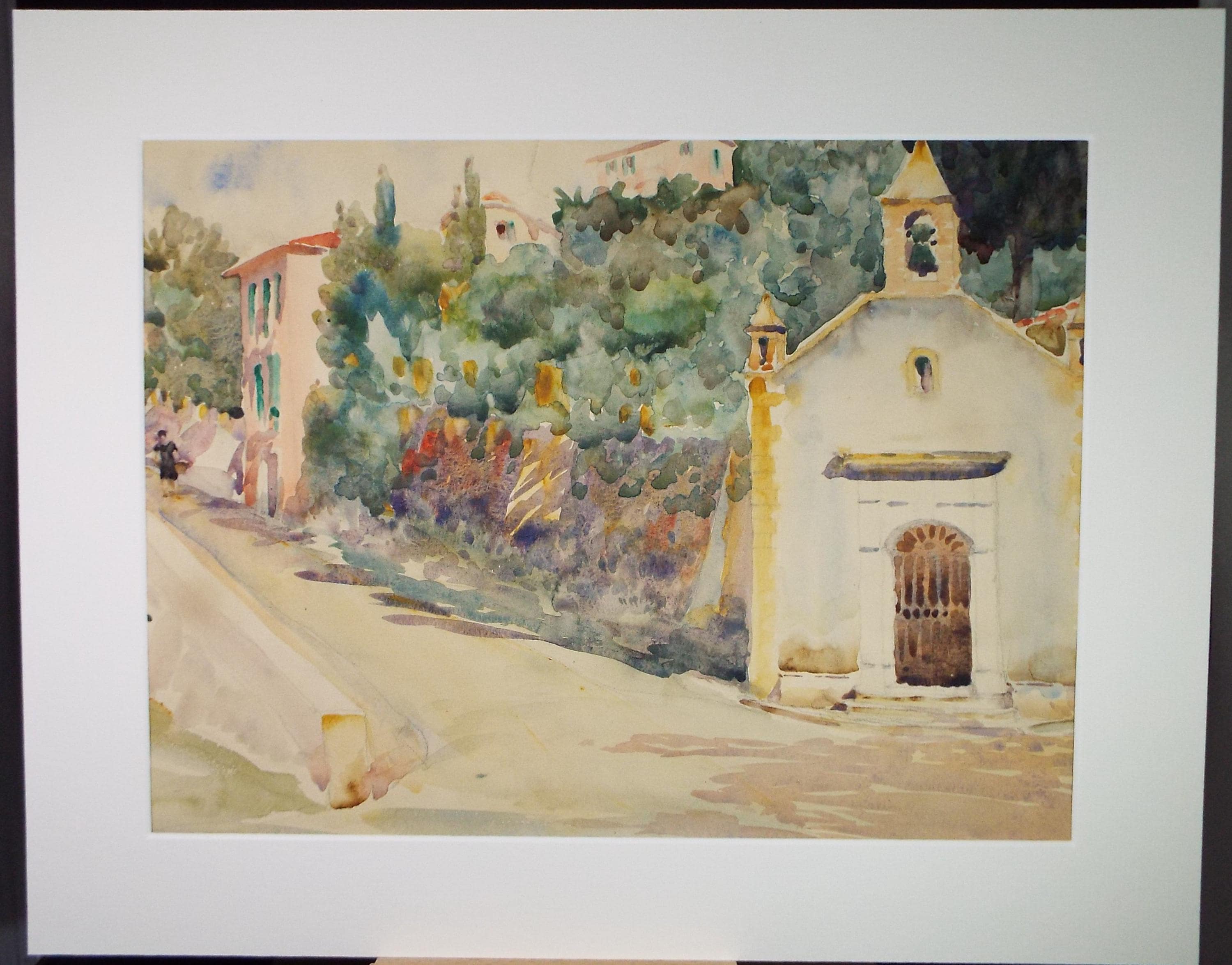Original Watercolour, 'St. Paul',Unknown Artist, Dated 1937