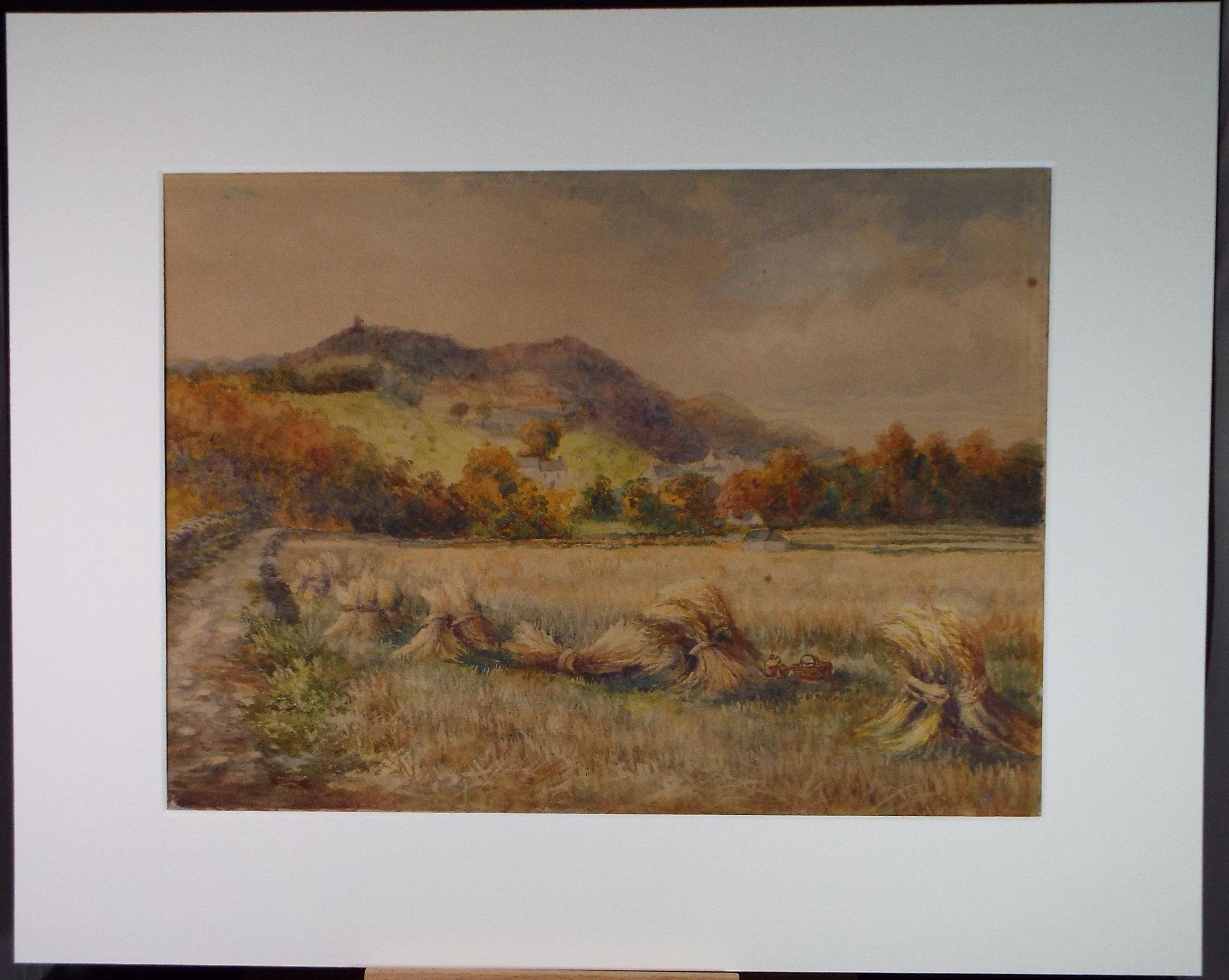 Original Watercolour on Paper, The Harvest', Circa 1890, Artist Unknown