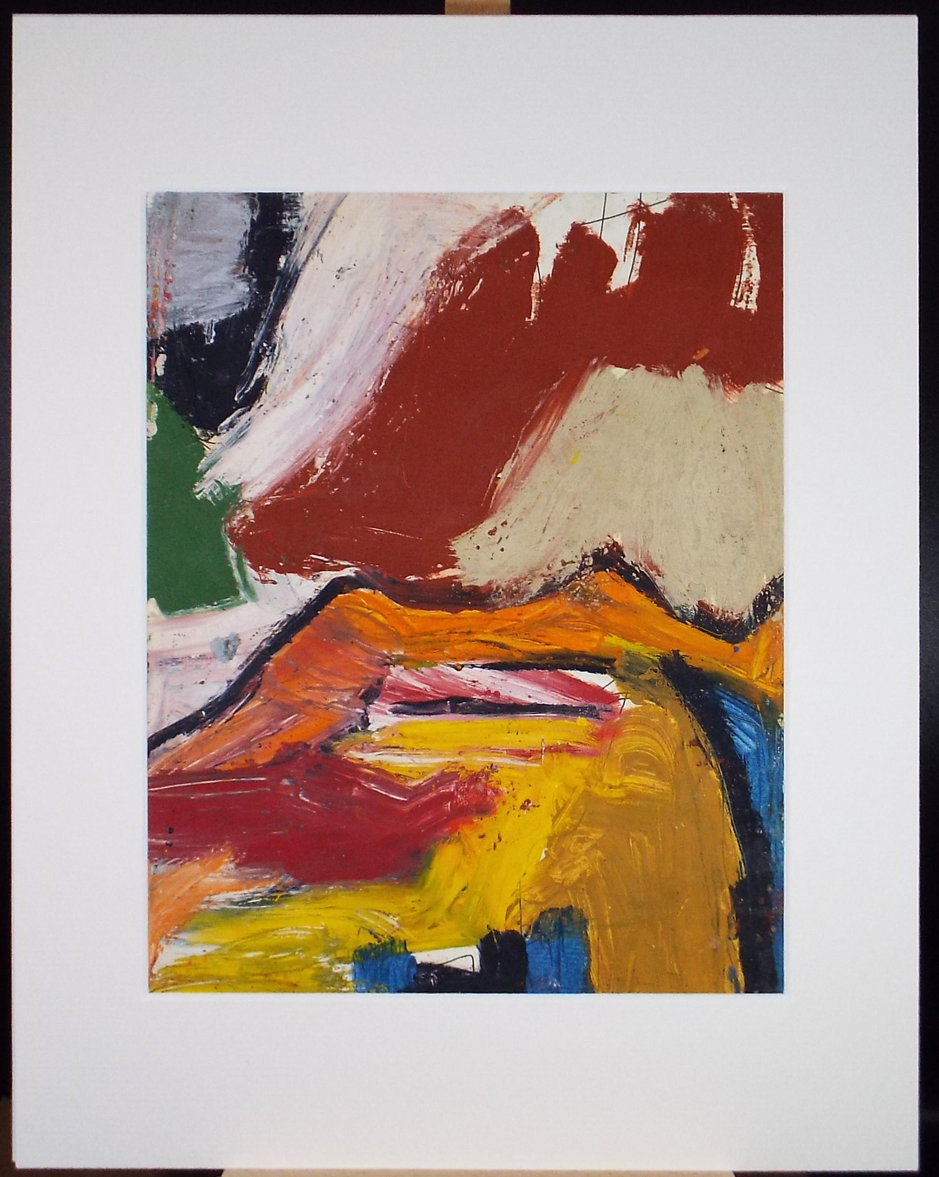 Original Watercolour & Gouache, 'Abstract in Colours',Circa 2000, Judy Lusted