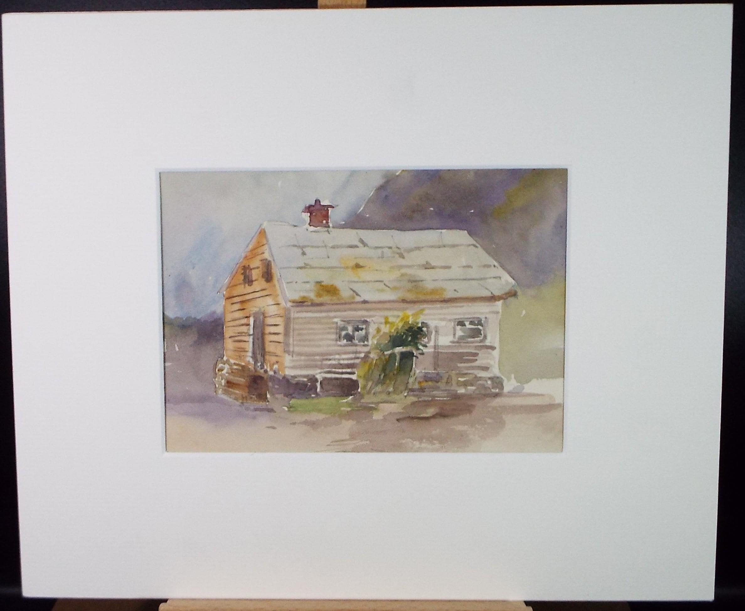 Original Watercolour,'The Homestead', Late 19th Century, unknown artist