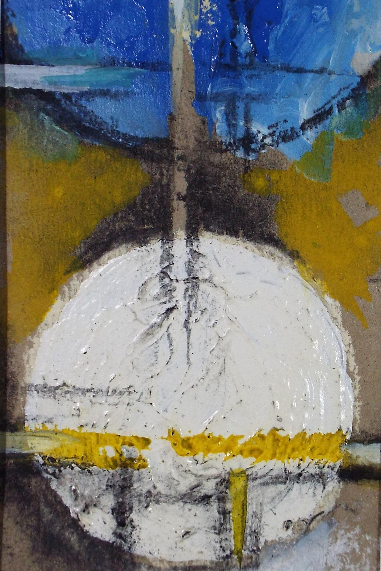 Original Watercolour & acrylic, 'Abstract Circles', Graham Benton RBSA (1934-2022), Circa 1990's