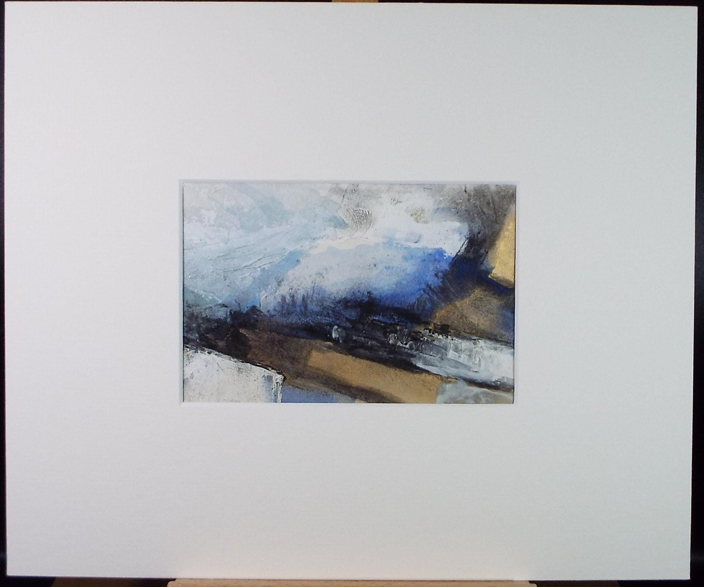 Original Watercolour & acrylic, 'Abstract Circles', Graham Benton RBSA (1934-2022), Circa 1990's