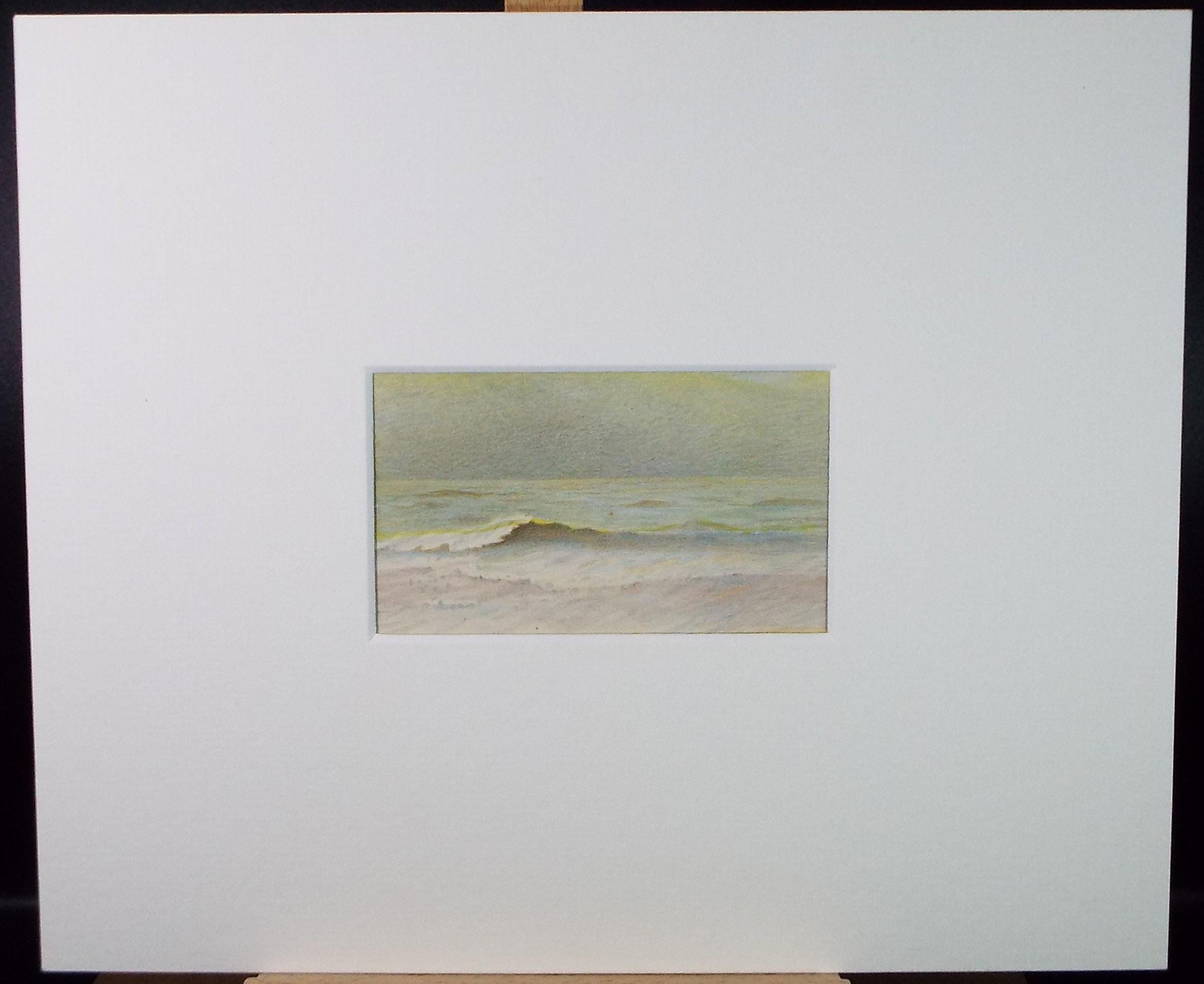 Original Watercolour on paper, 'Srascape', Unknown Artist, circa 1920's - Marine Landscape