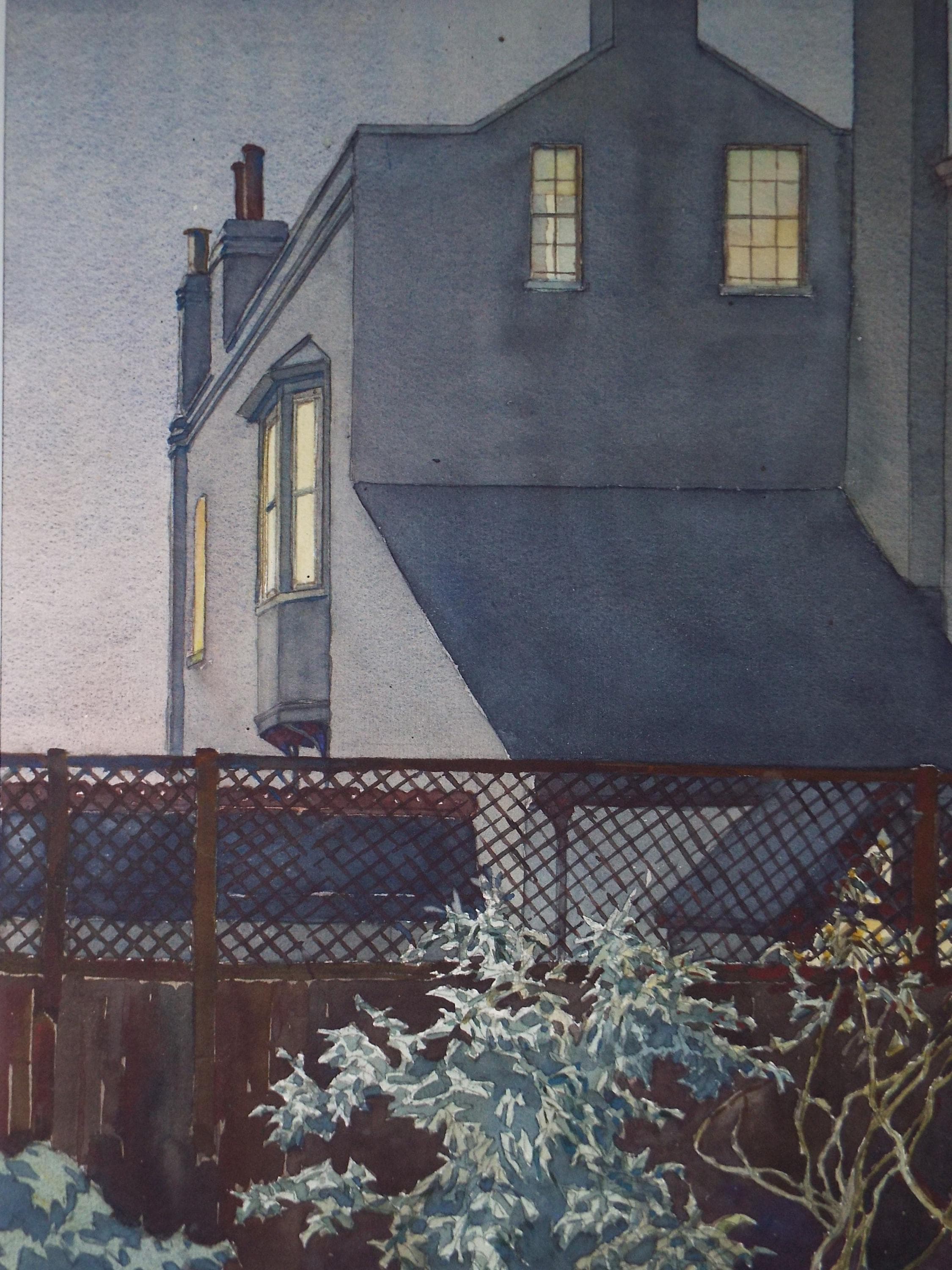 Original Watercolour, 'Leicester Rd, Croydon', Henry Potter Stevens (1875-1965) Dated 1930