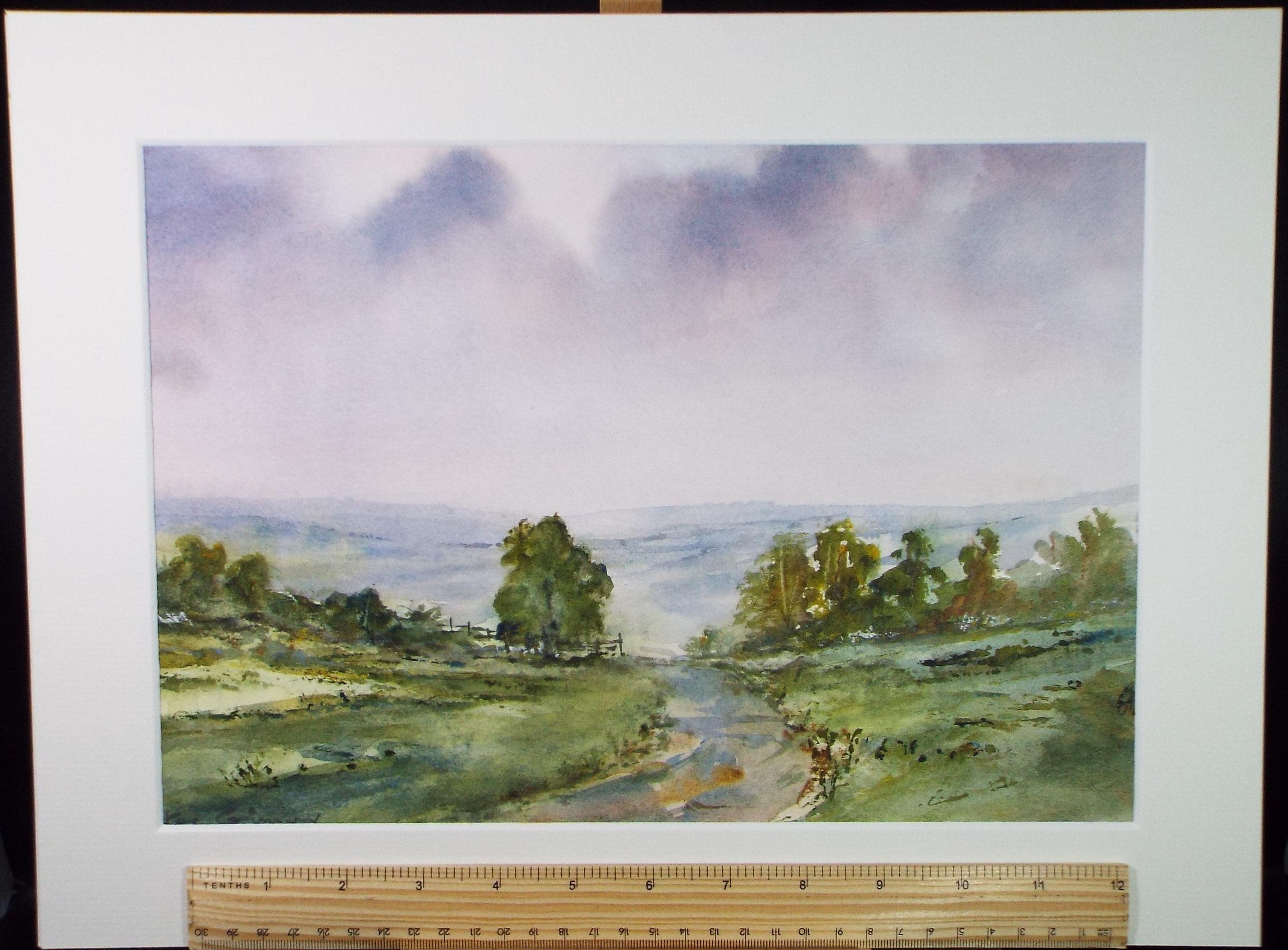 Original Watercolour, 'Lyinghoe Path', Peter Grimer, Dated 2003