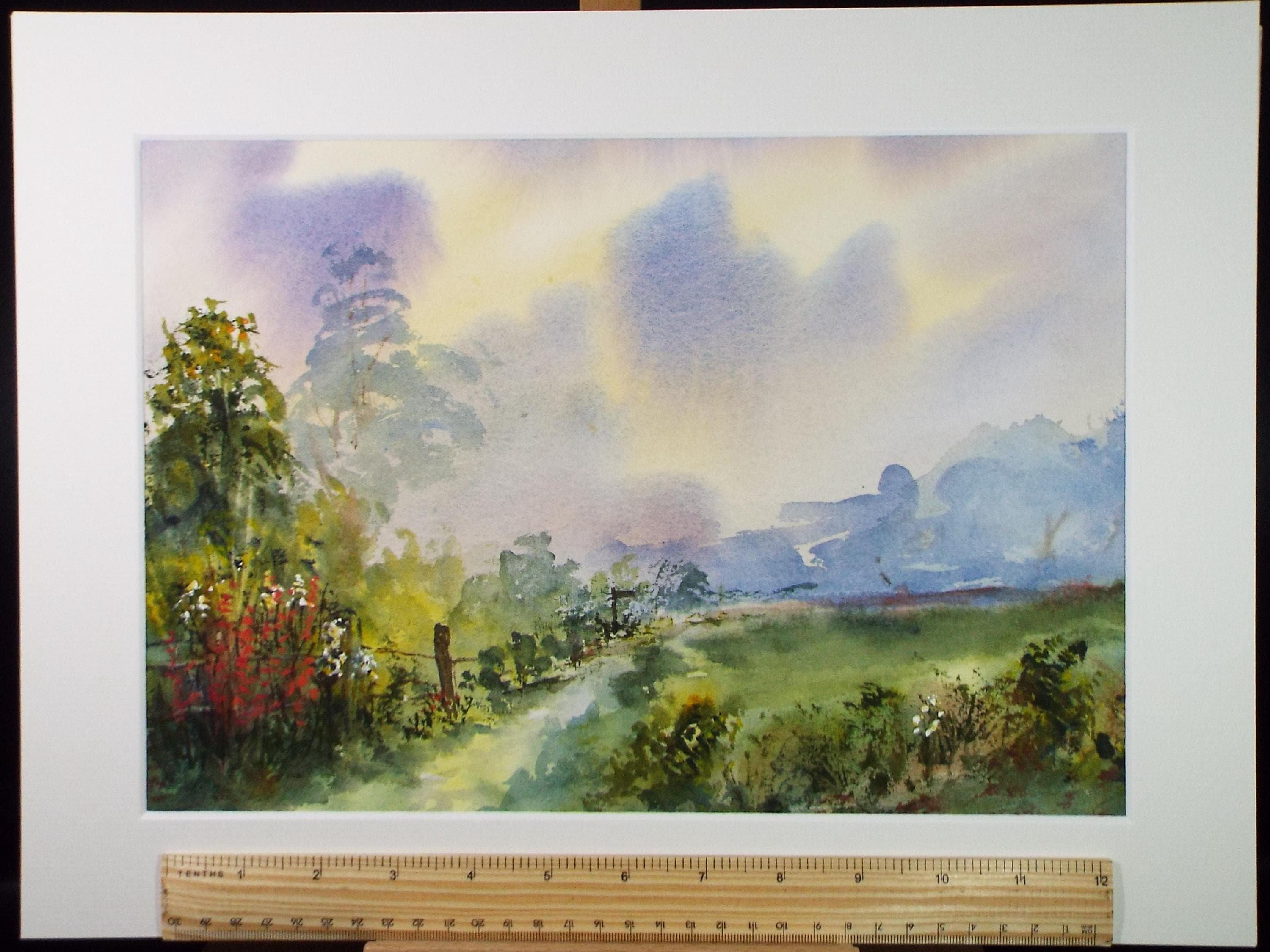 Original Watercolour, 'Summer', Peter Grimer, Dated 2005