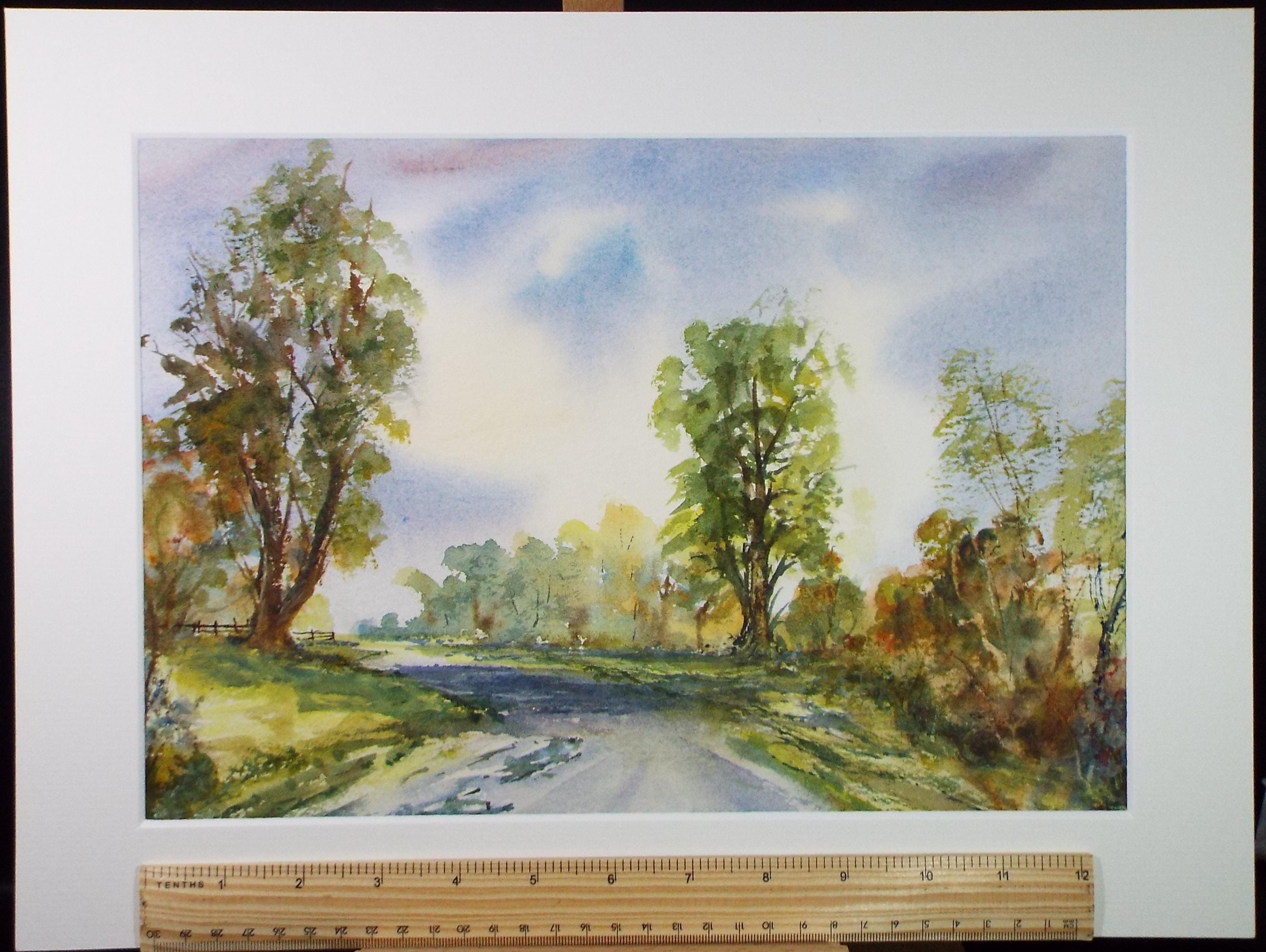 Original Watercolour, 'Spring', Peter Grimer, Dated 2005