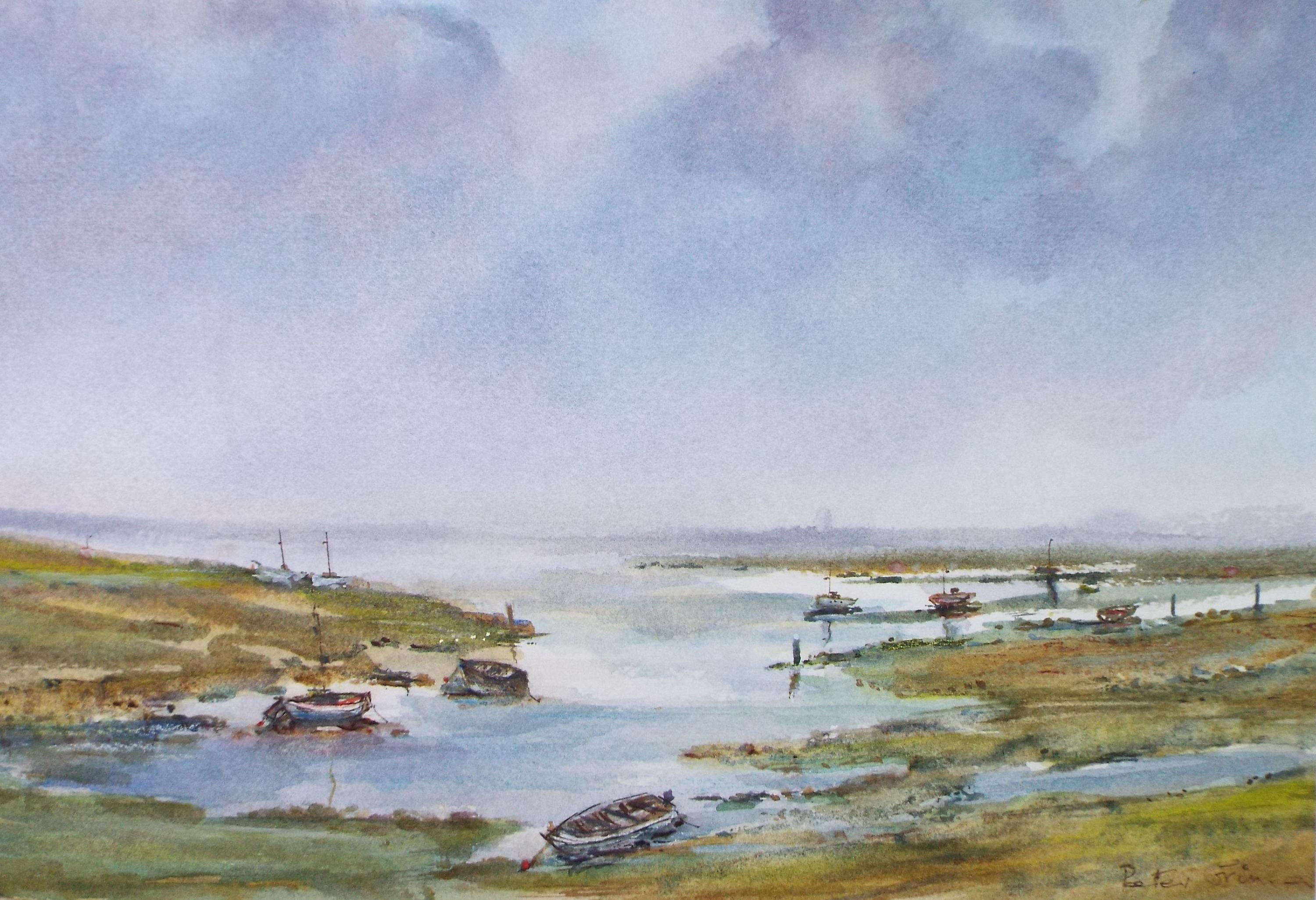 Original Watercolour, 'North Norfolk', Peter Grimer, Dated 2006