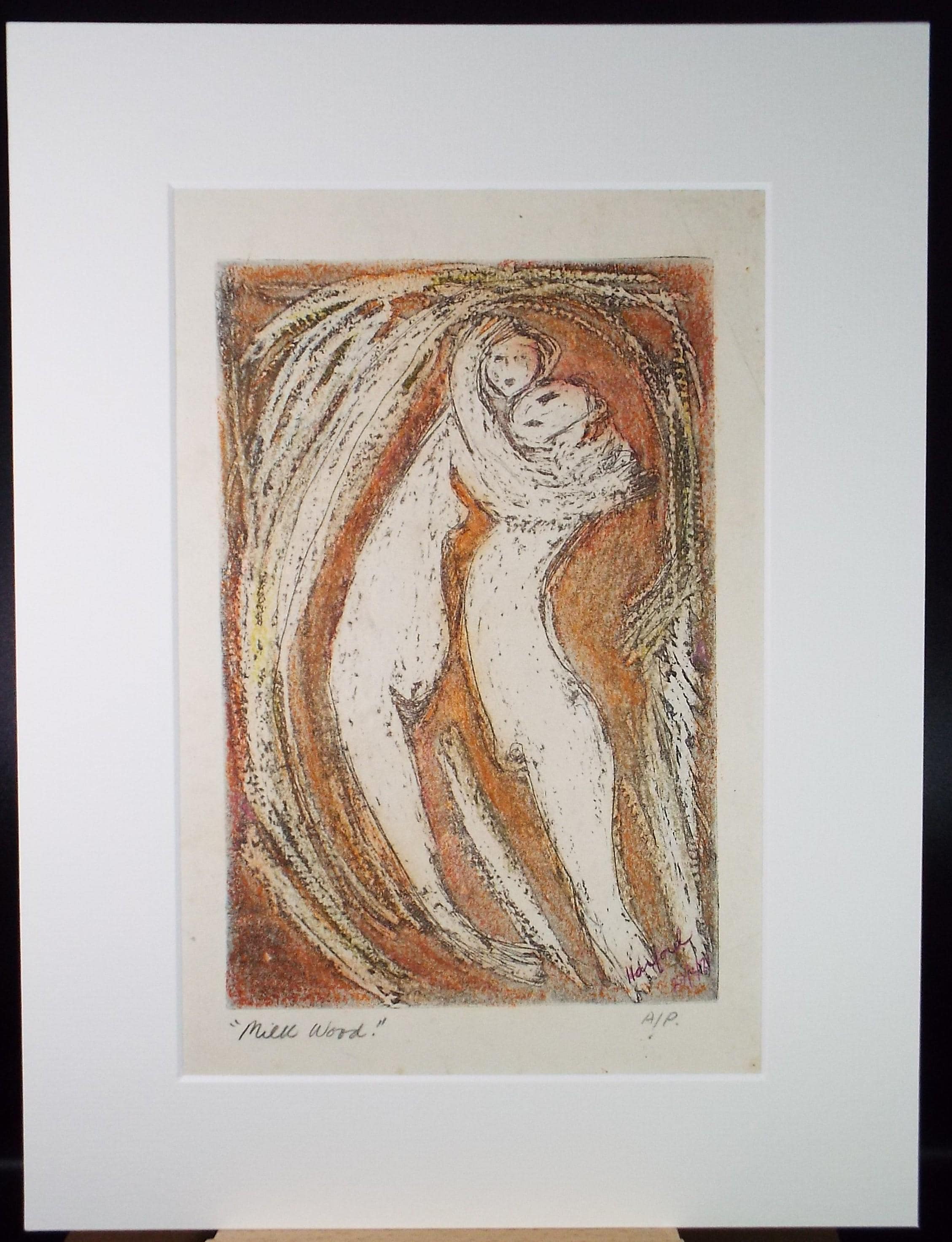 Limited Edition Etching 'Milkwood', Diz Harford, signed and numbered
