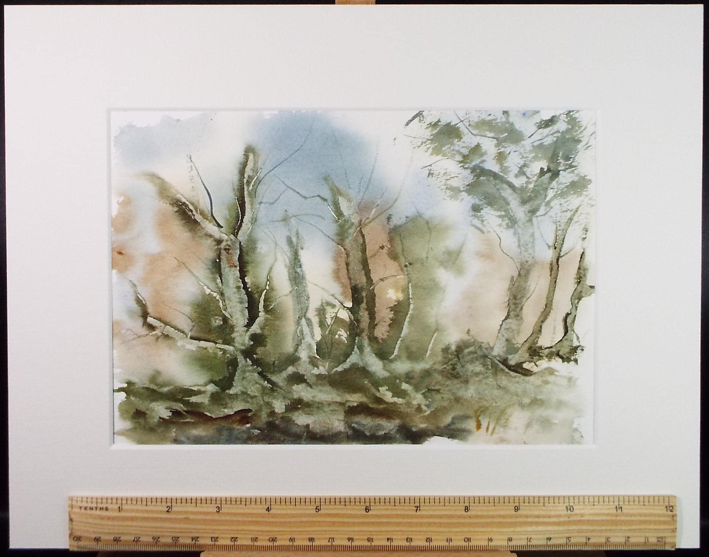 Original Watercolour, 'Woodland Study', Peter Grimer, Dated 1992