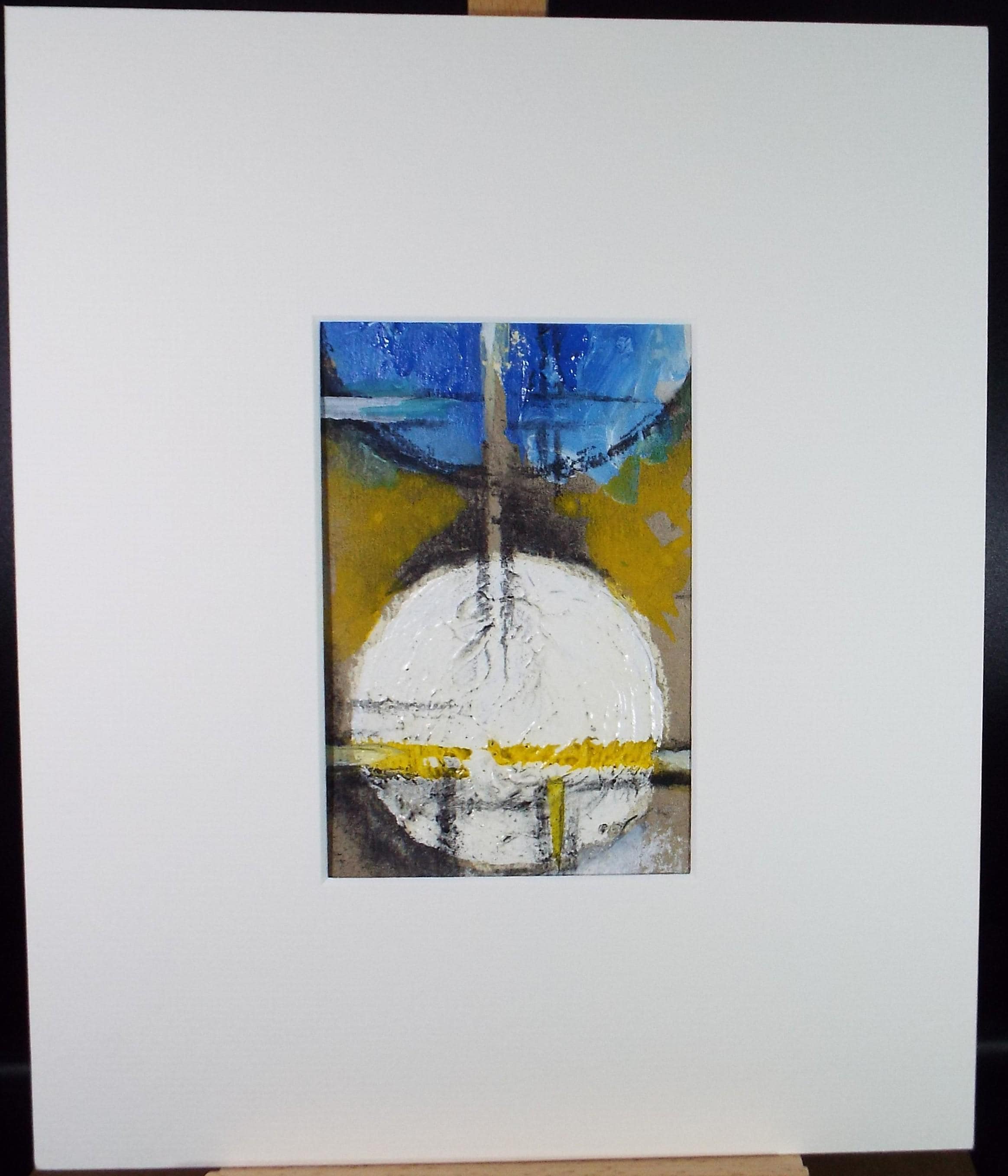 Original Watercolour & acrylic, 'Abstract Circles', Graham Benton RBSA (1934-2022), Circa 1990's