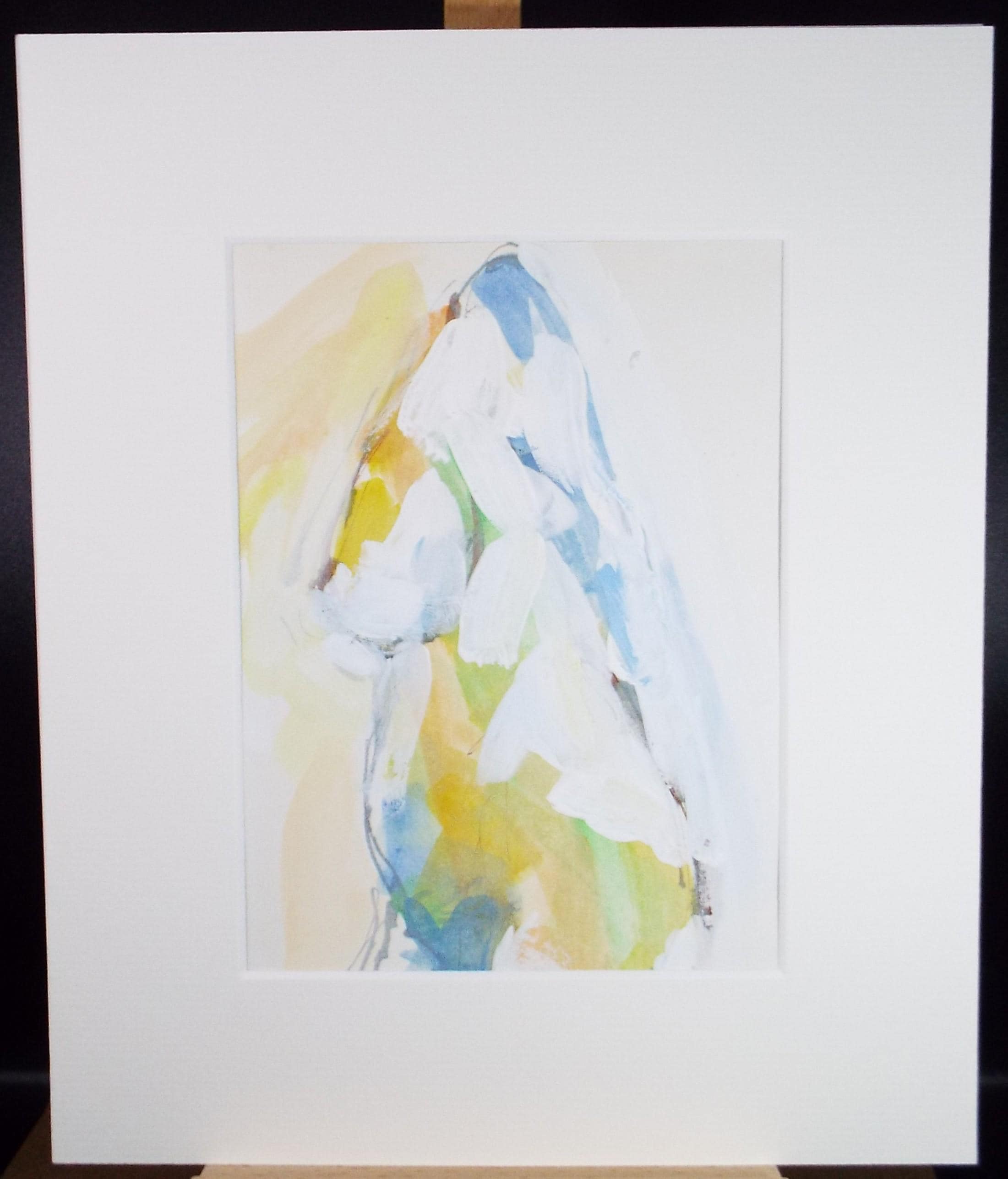 Original Watercolour & gouache, 'Seated Nude', Graham Benton RBSA (1934-2022), Circa 1990's