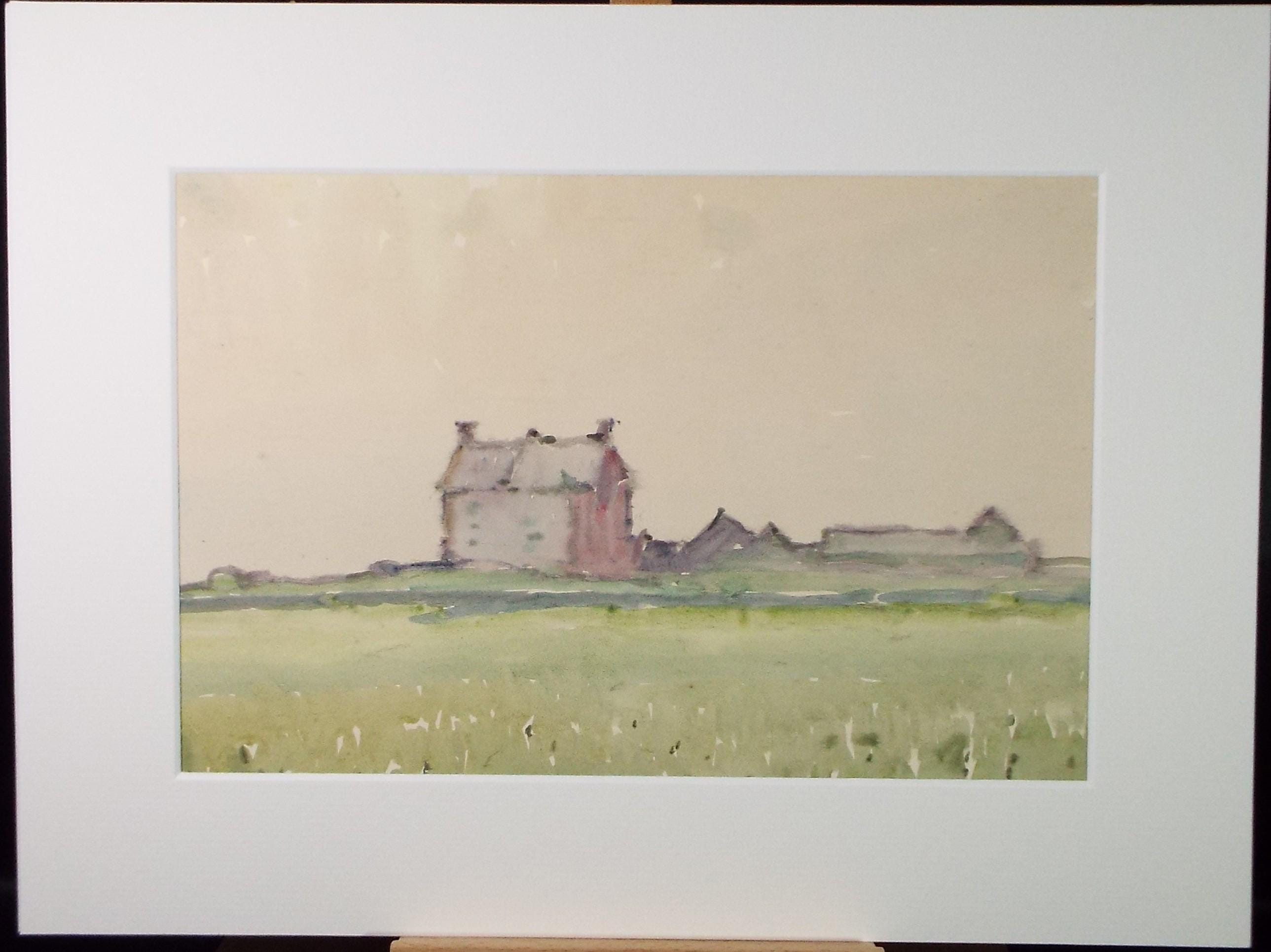 Original Watercolour, 'Cornish Landscape View', Circa 1950's , George Manning-Sanders (1881-1953)
