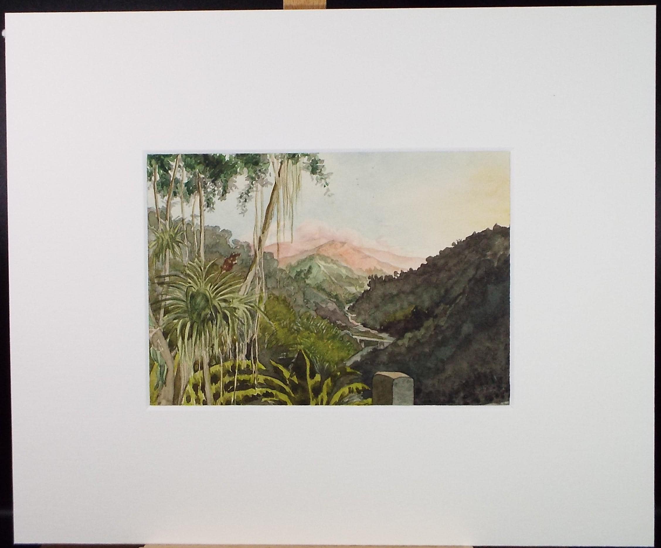 Original Watercolour, 'Rio Cobre, Jamaica', Circa 1950's, Ivy T. Attwell (1895-1985)